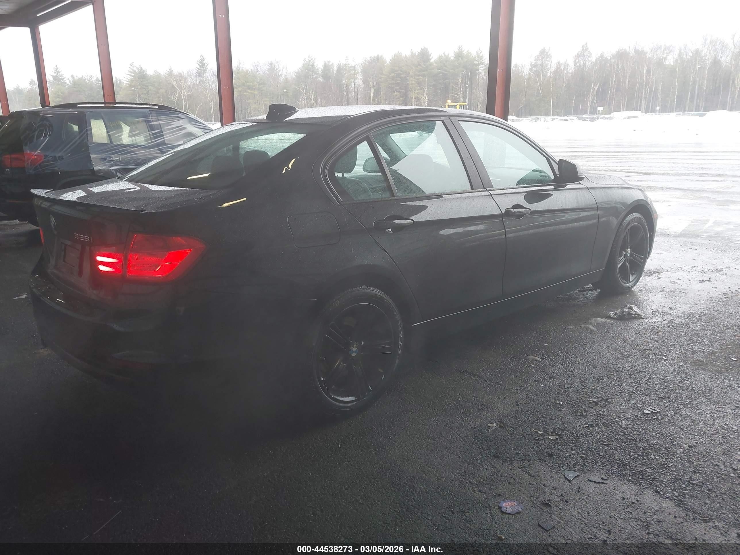 2015 Bmw 328i Xdrive Black vin: WBA3B5C57FP653529