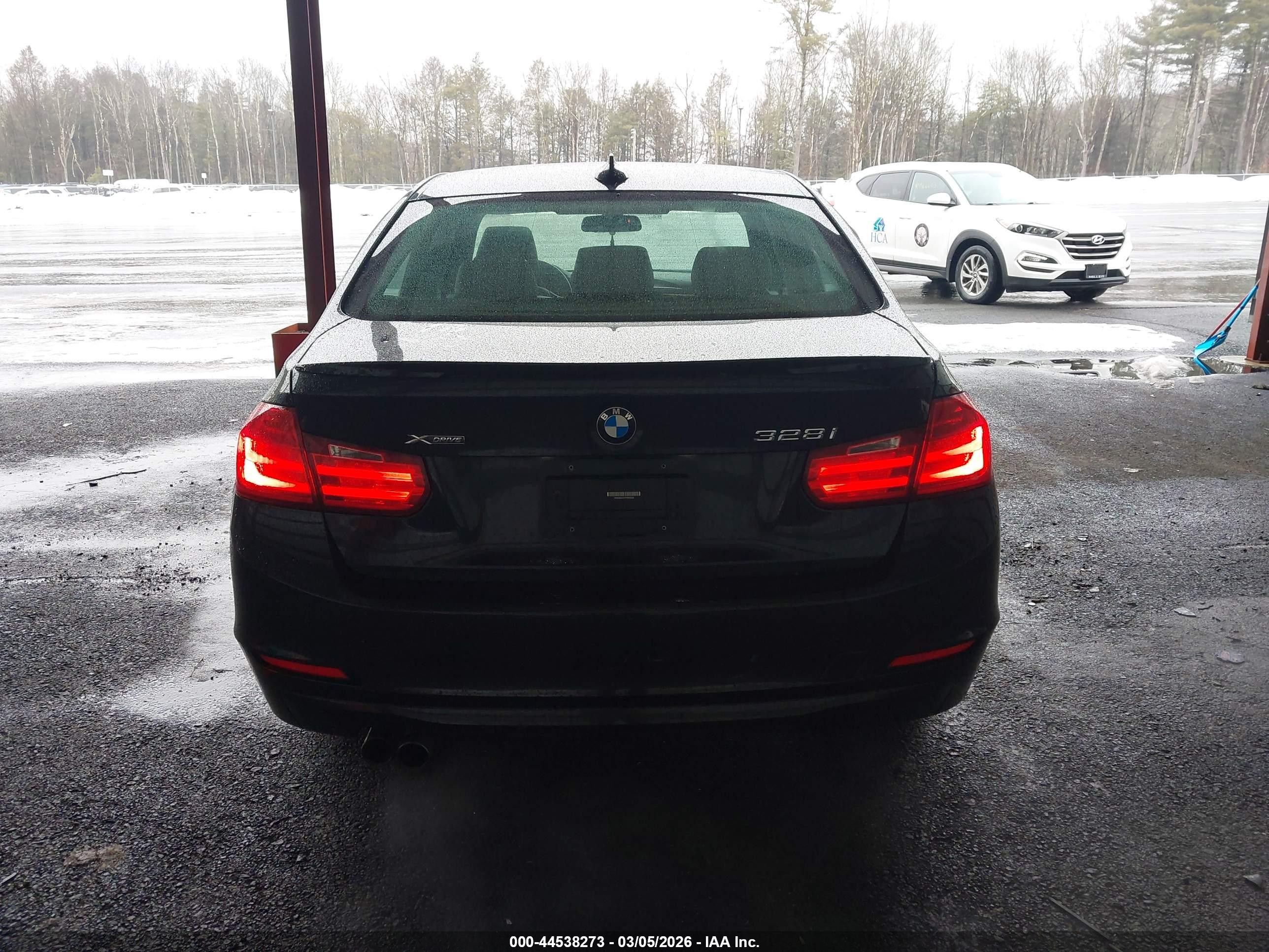 2015 Bmw 328i Xdrive Black vin: WBA3B5C57FP653529