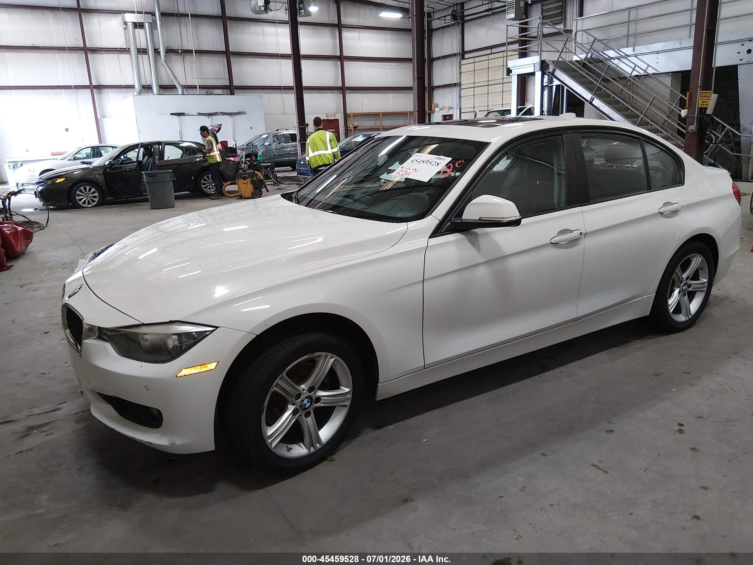 2015 Bmw 328i Xdrive White vin: WBA3B5C57FP653742