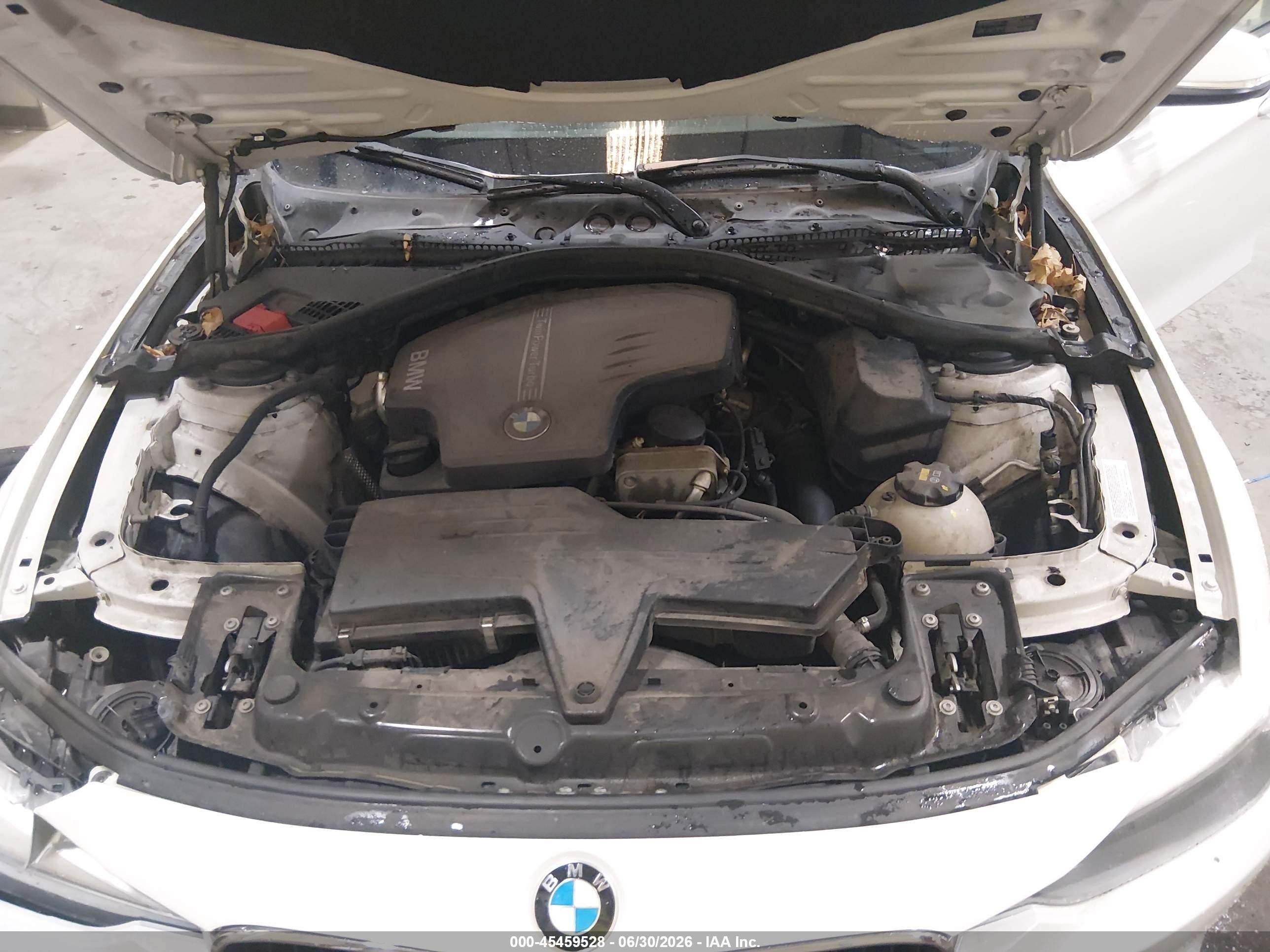 2015 Bmw 328i Xdrive White vin: WBA3B5C57FP653742