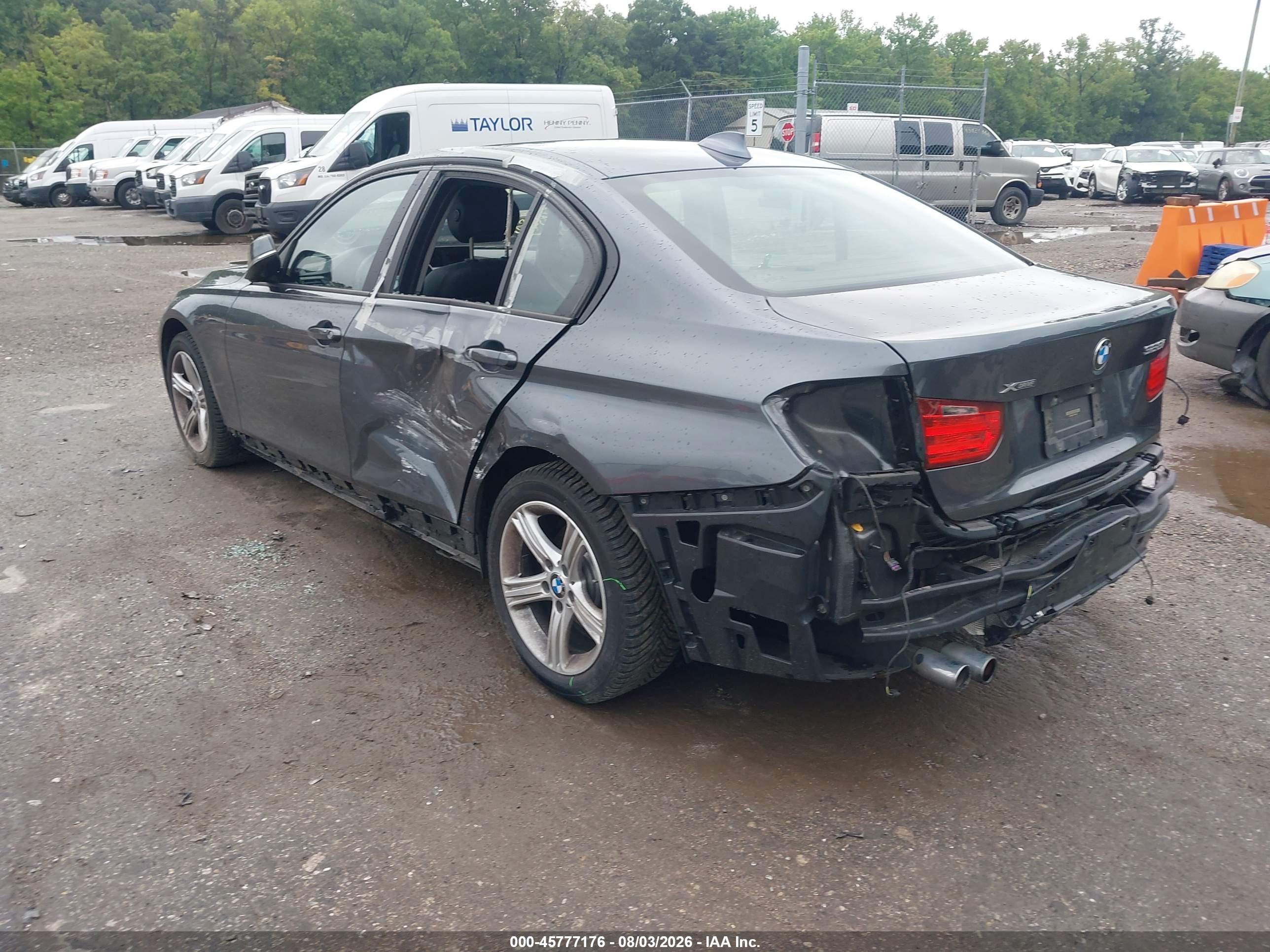 2015 Bmw 328i Xdrive Gray vin: WBA3B5C57FP654387