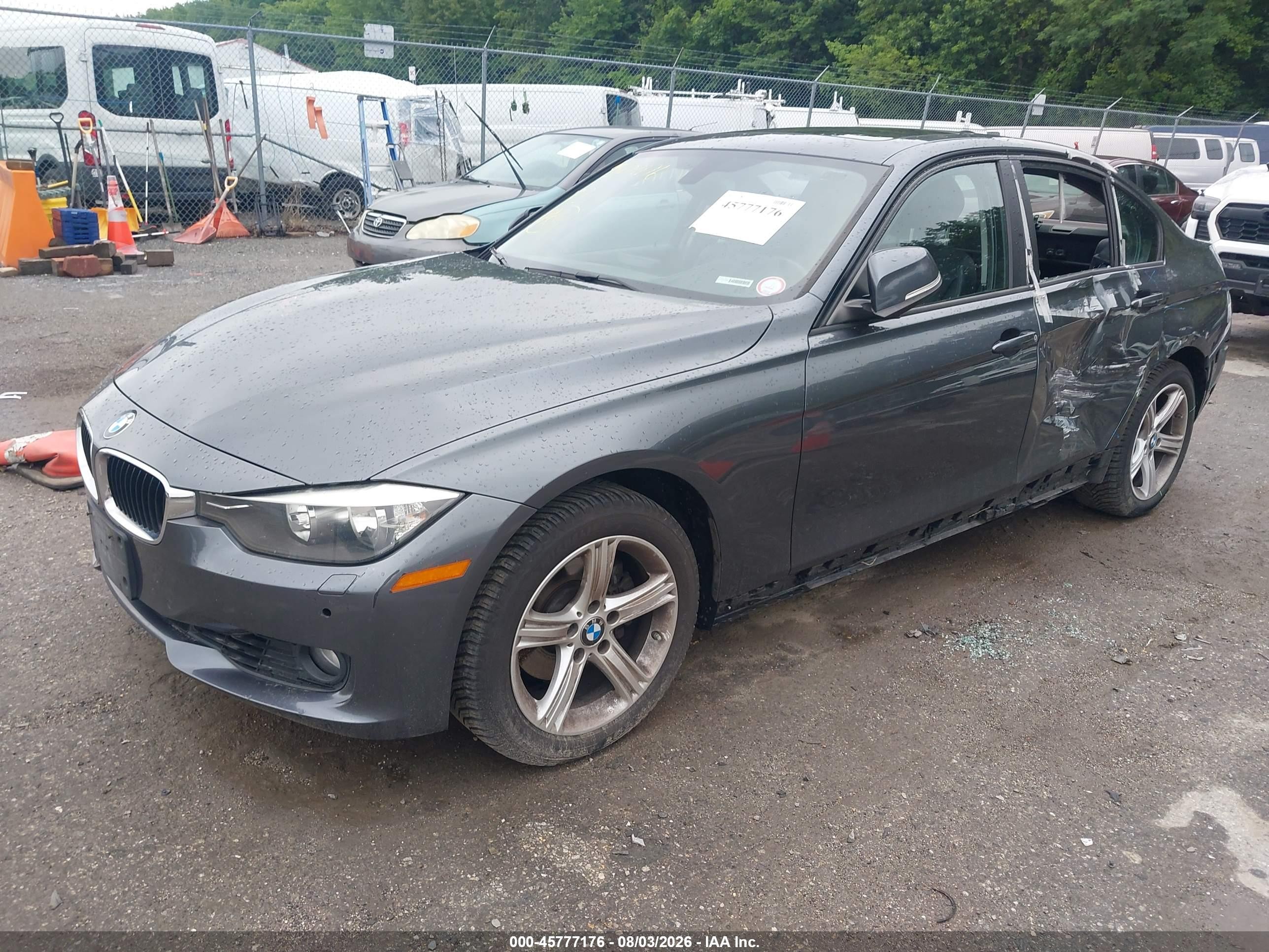 2015 Bmw 328i Xdrive Gray vin: WBA3B5C57FP654387