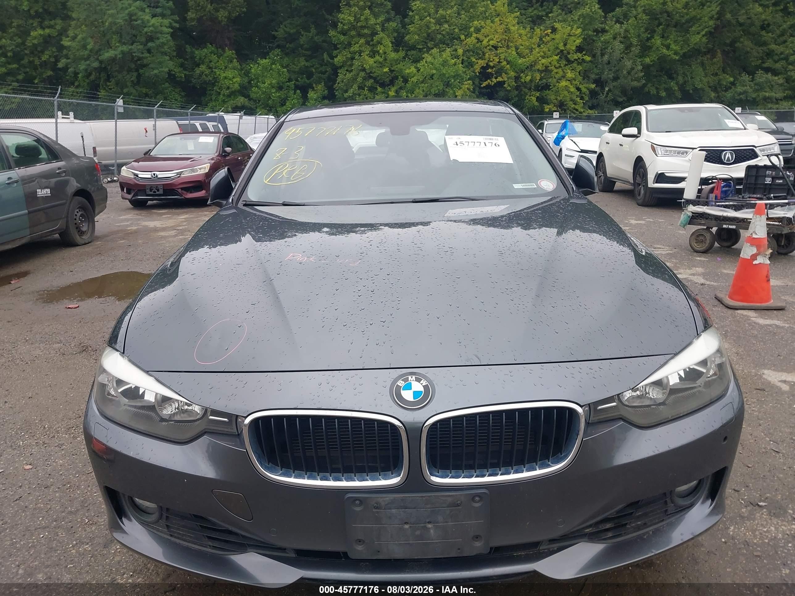 2015 Bmw 328i Xdrive Gray vin: WBA3B5C57FP654387