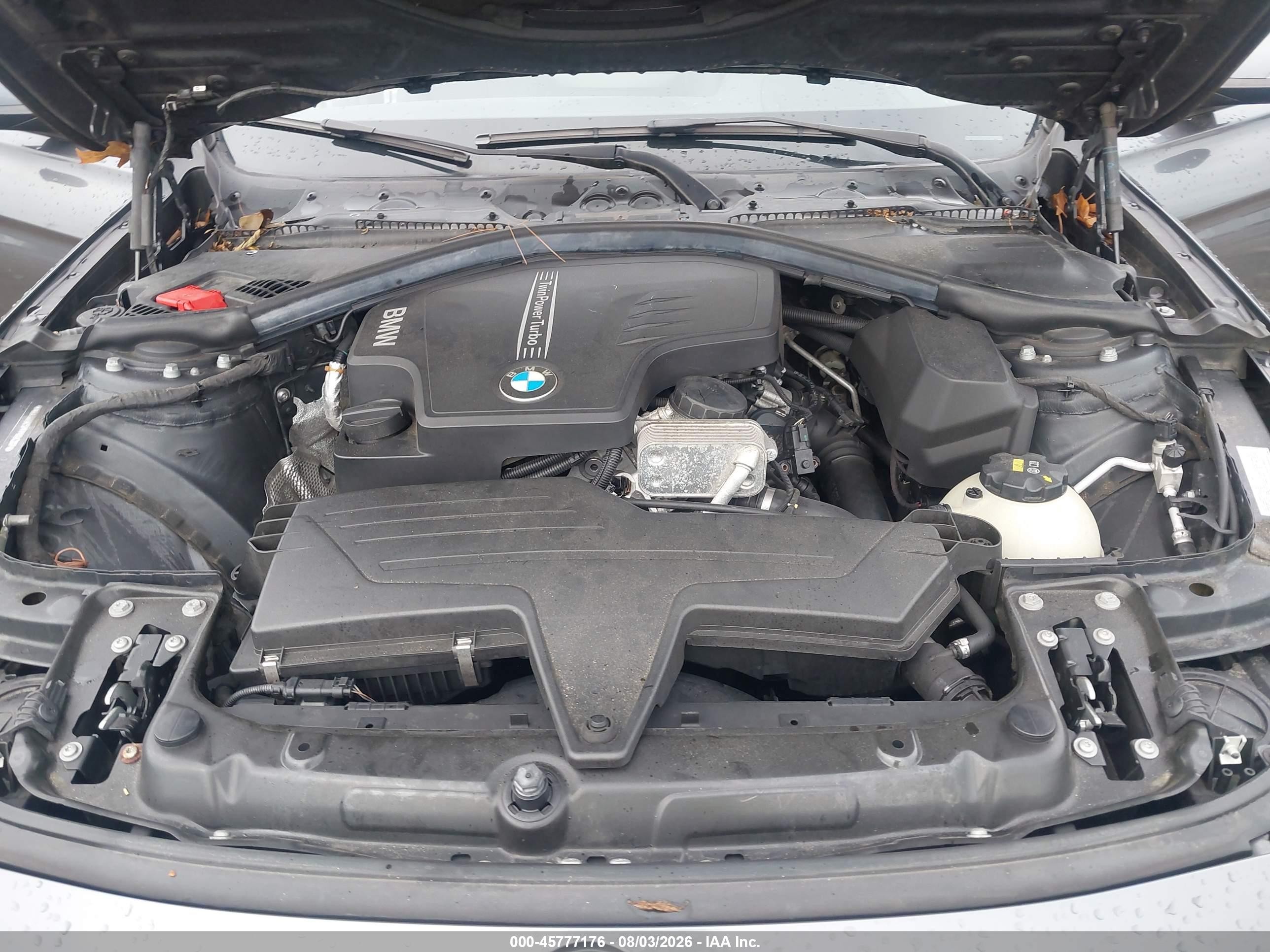 2015 Bmw 328i Xdrive Gray vin: WBA3B5C57FP654387