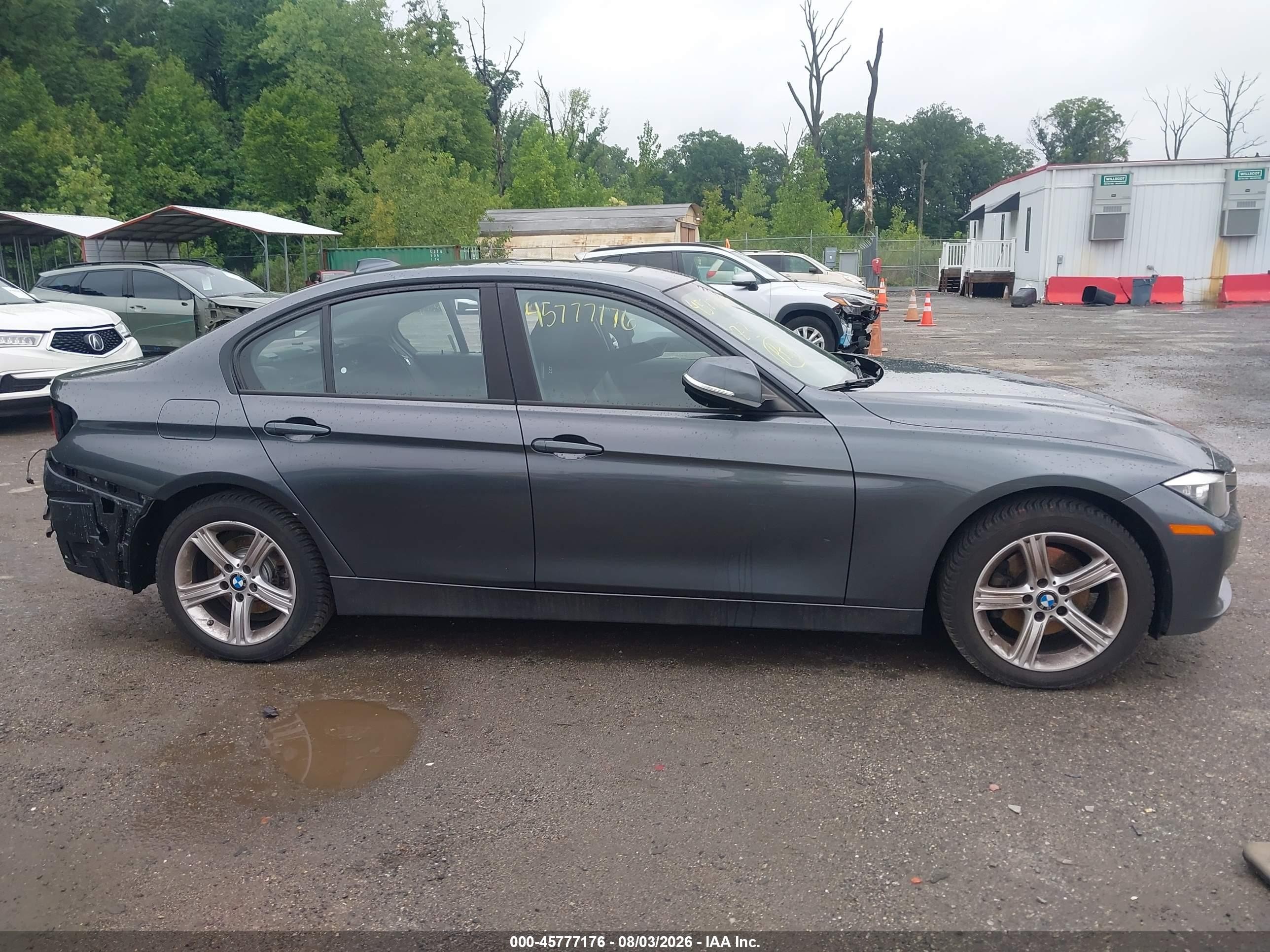 2015 Bmw 328i Xdrive Gray vin: WBA3B5C57FP654387