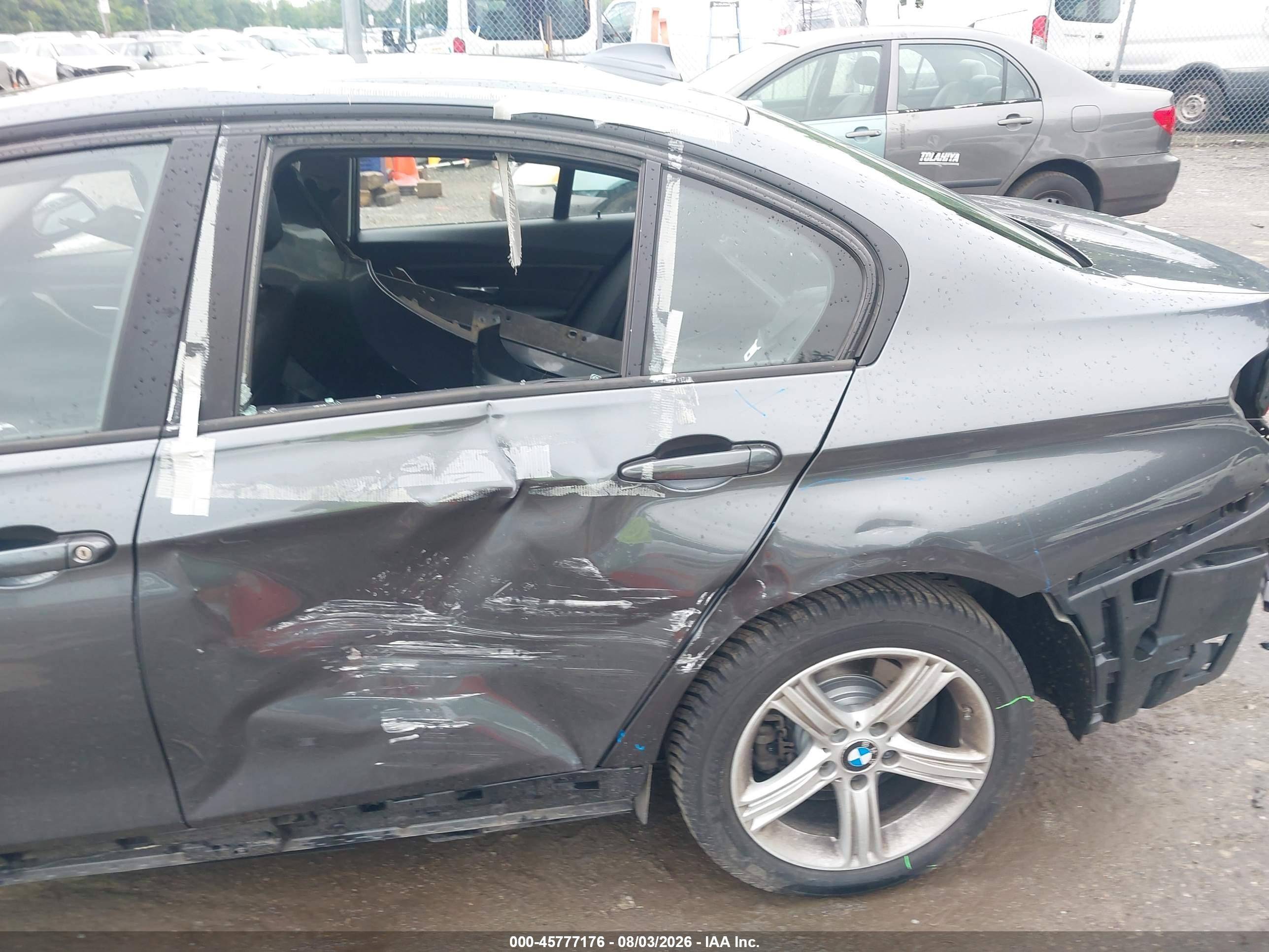 2015 Bmw 328i Xdrive Gray vin: WBA3B5C57FP654387