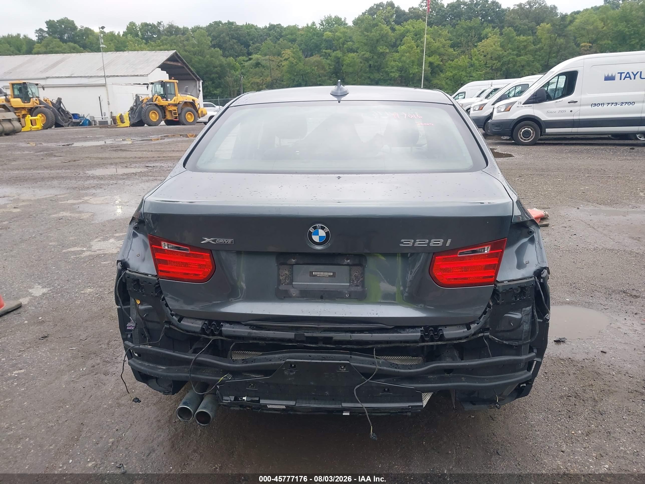 2015 Bmw 328i Xdrive Gray vin: WBA3B5C57FP654387