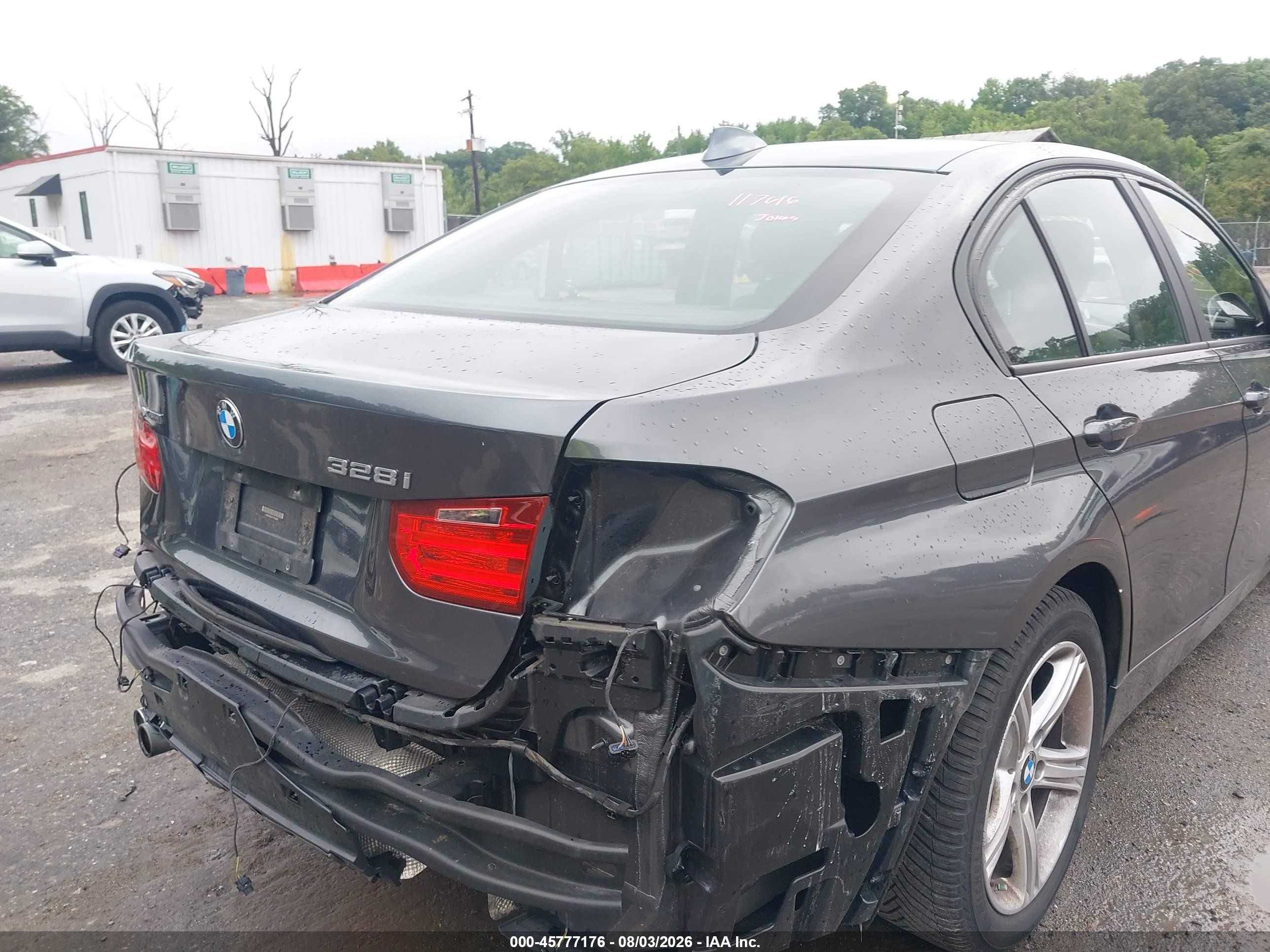 2015 Bmw 328i Xdrive Gray vin: WBA3B5C57FP654387