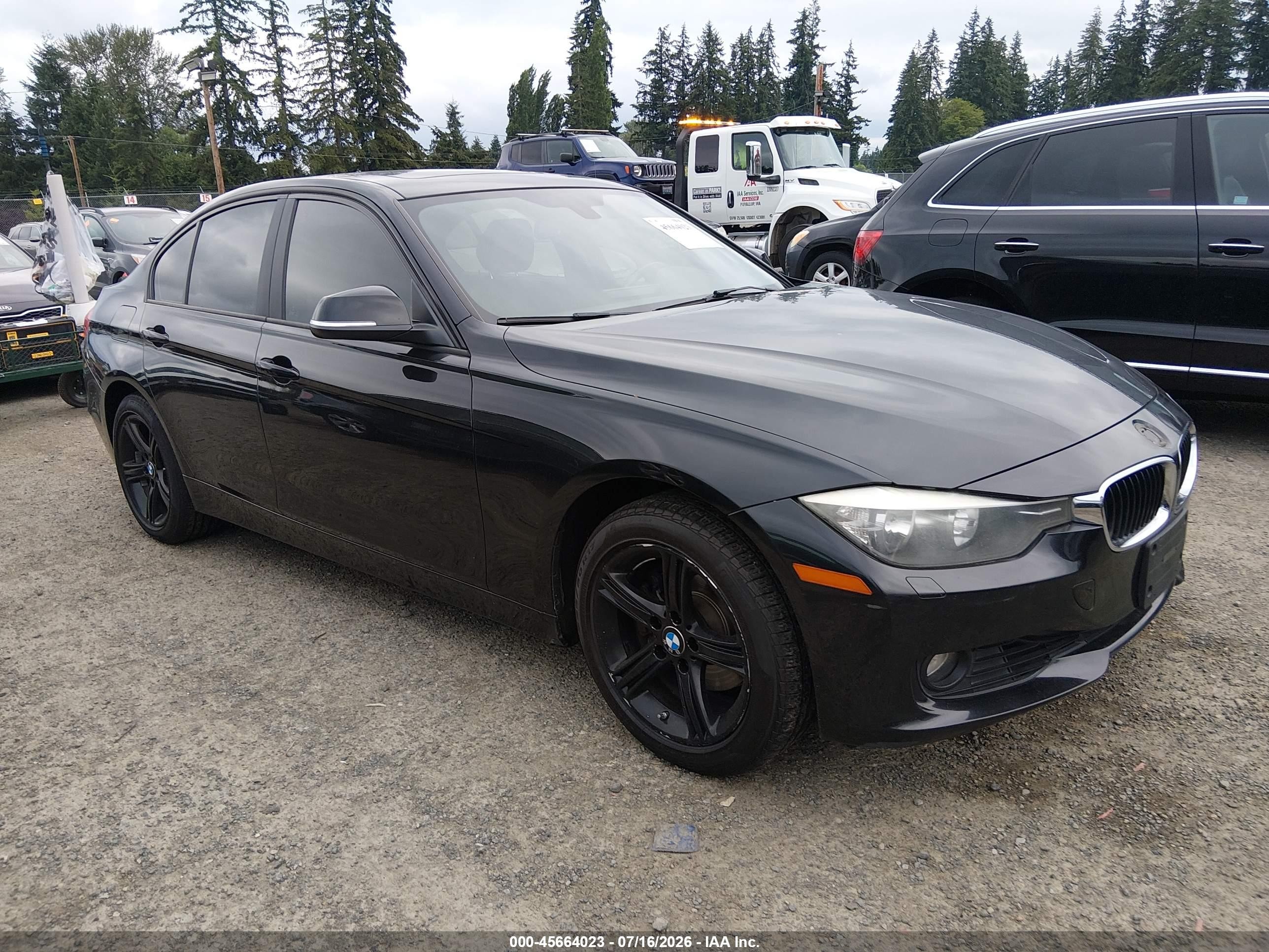 2015 Bmw 328i Xdrive Черный vin: WBA3B5C57FP654504
