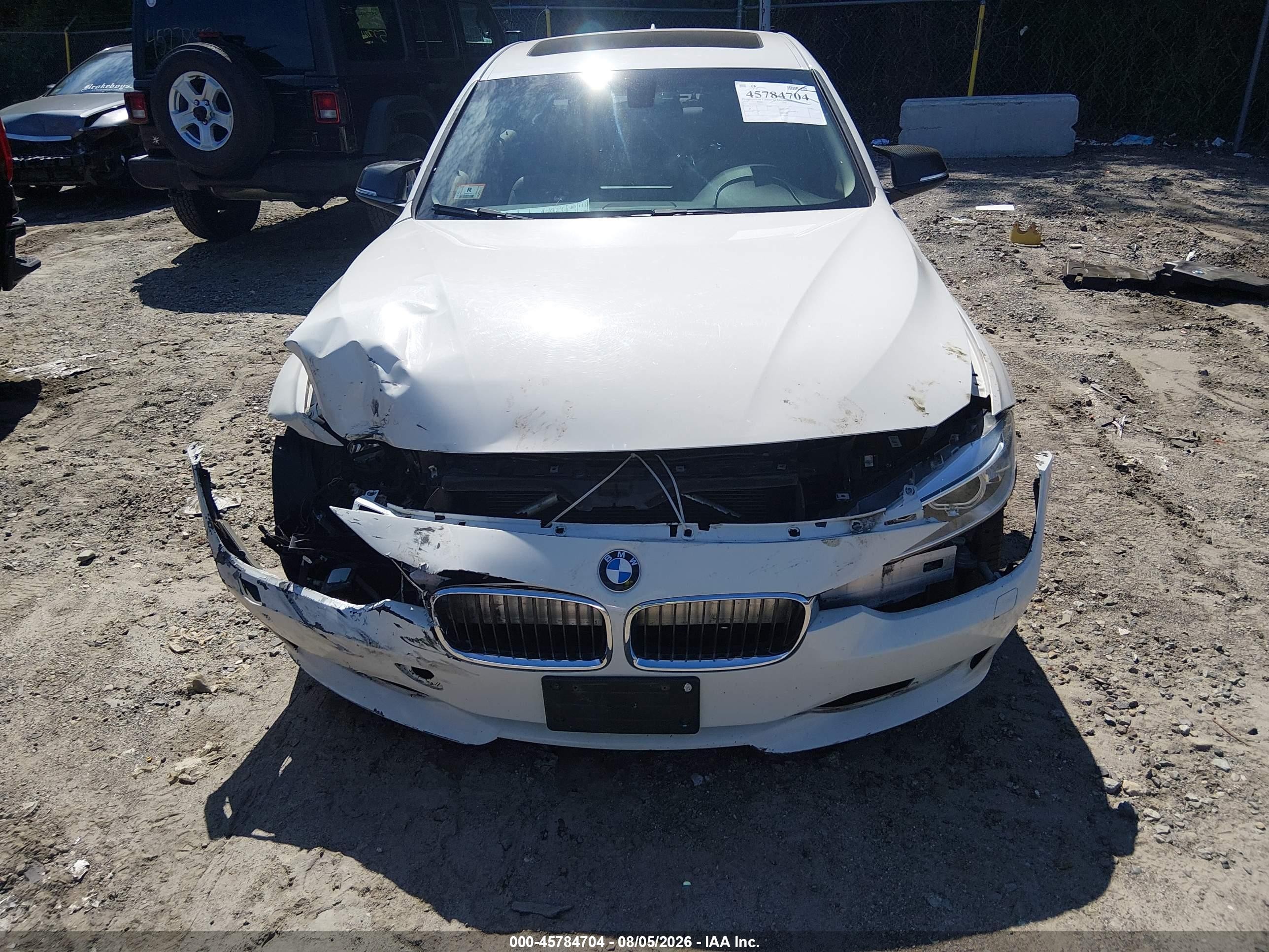 2013 Bmw 328i Xdrive White vin: WBA3B5C58DF592159