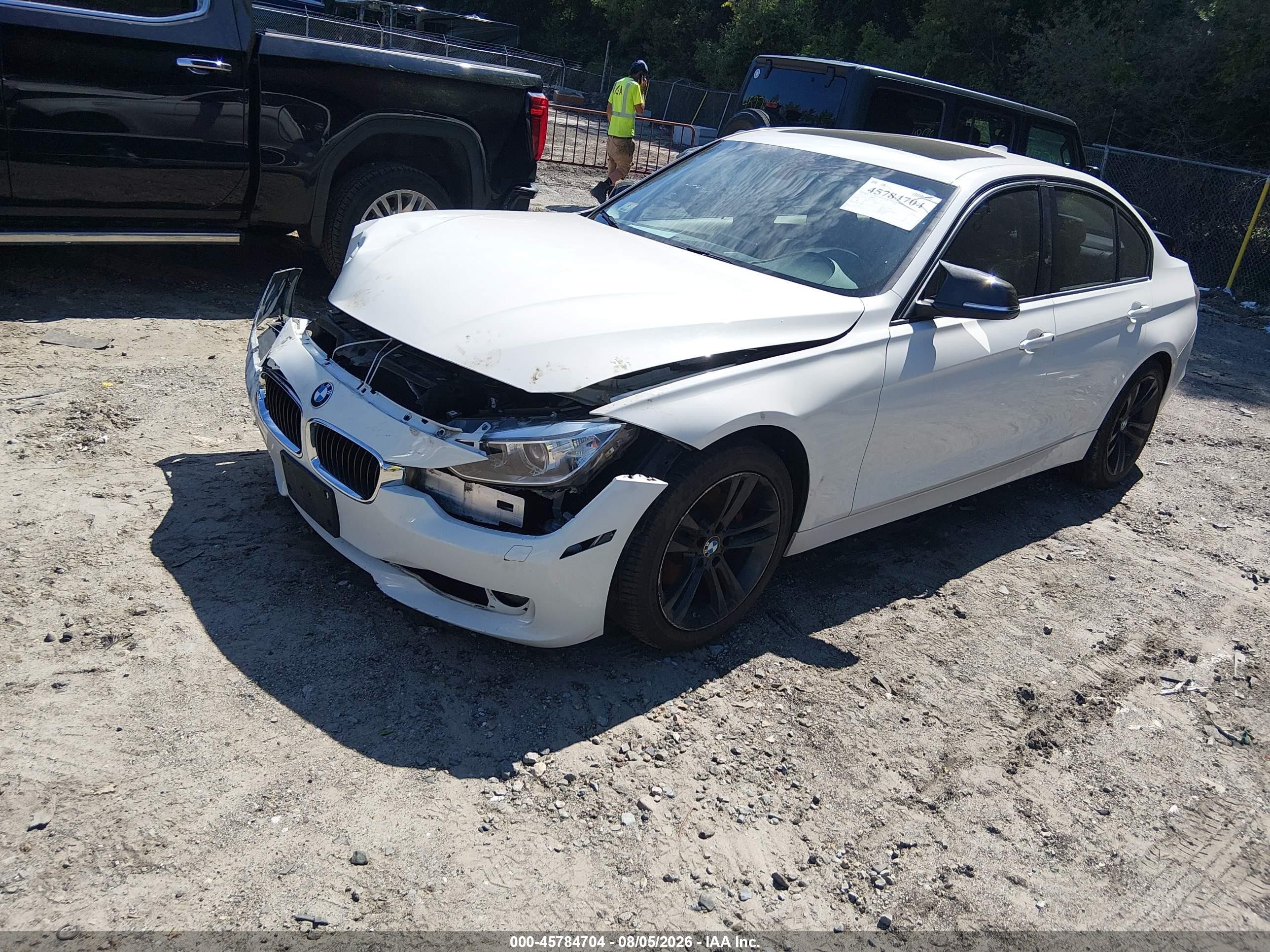 2013 Bmw 328i Xdrive White vin: WBA3B5C58DF592159