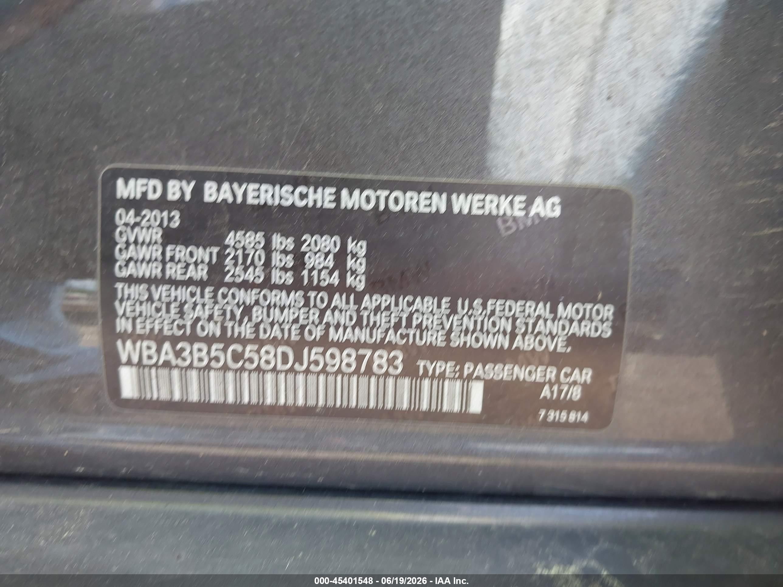 2013 Bmw 328i Xdrive Brown vin: WBA3B5C58DJ598783