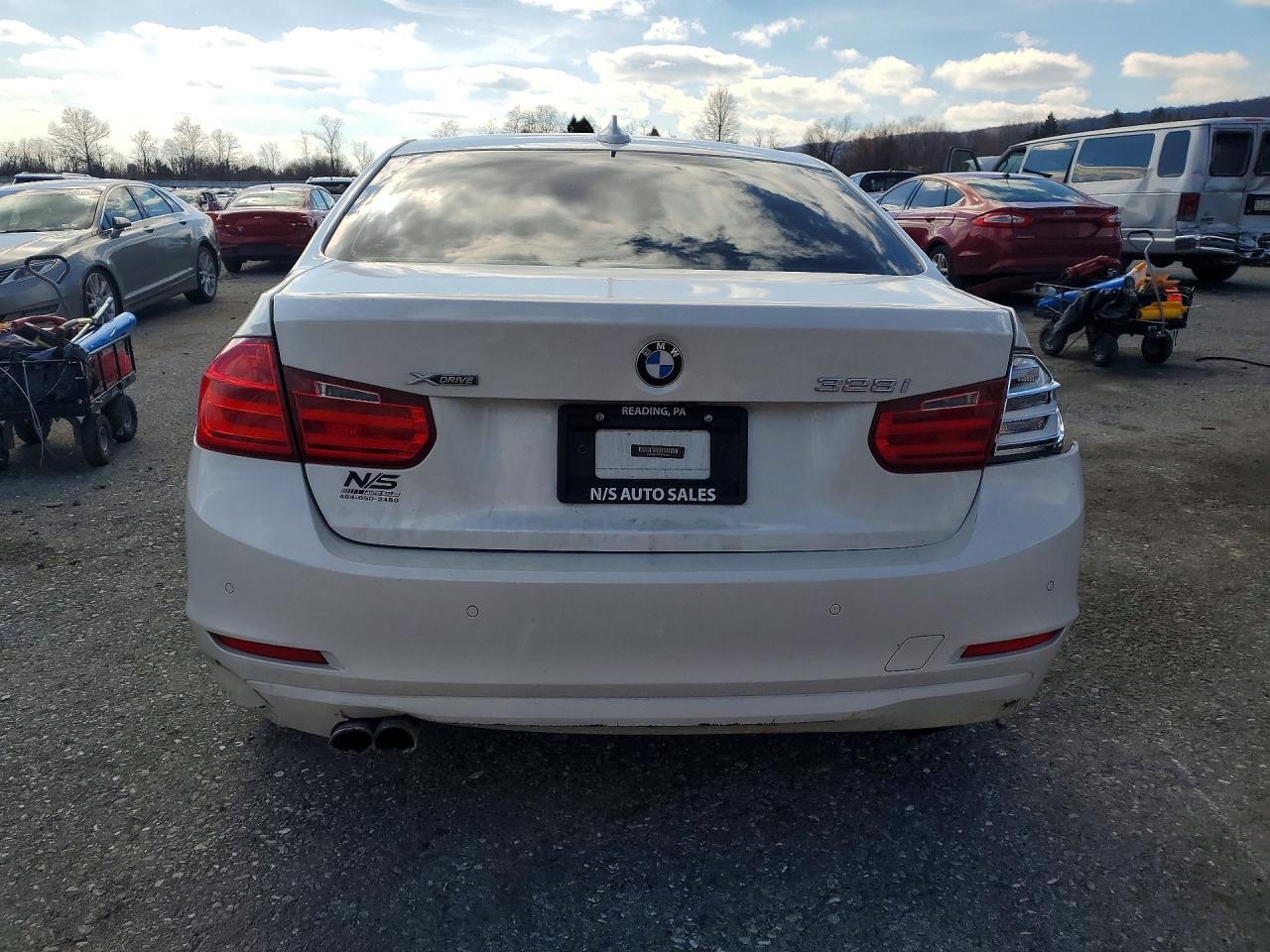 2014 Bmw 328 Xi Sulev White vin: WBA3B5C58EP540784