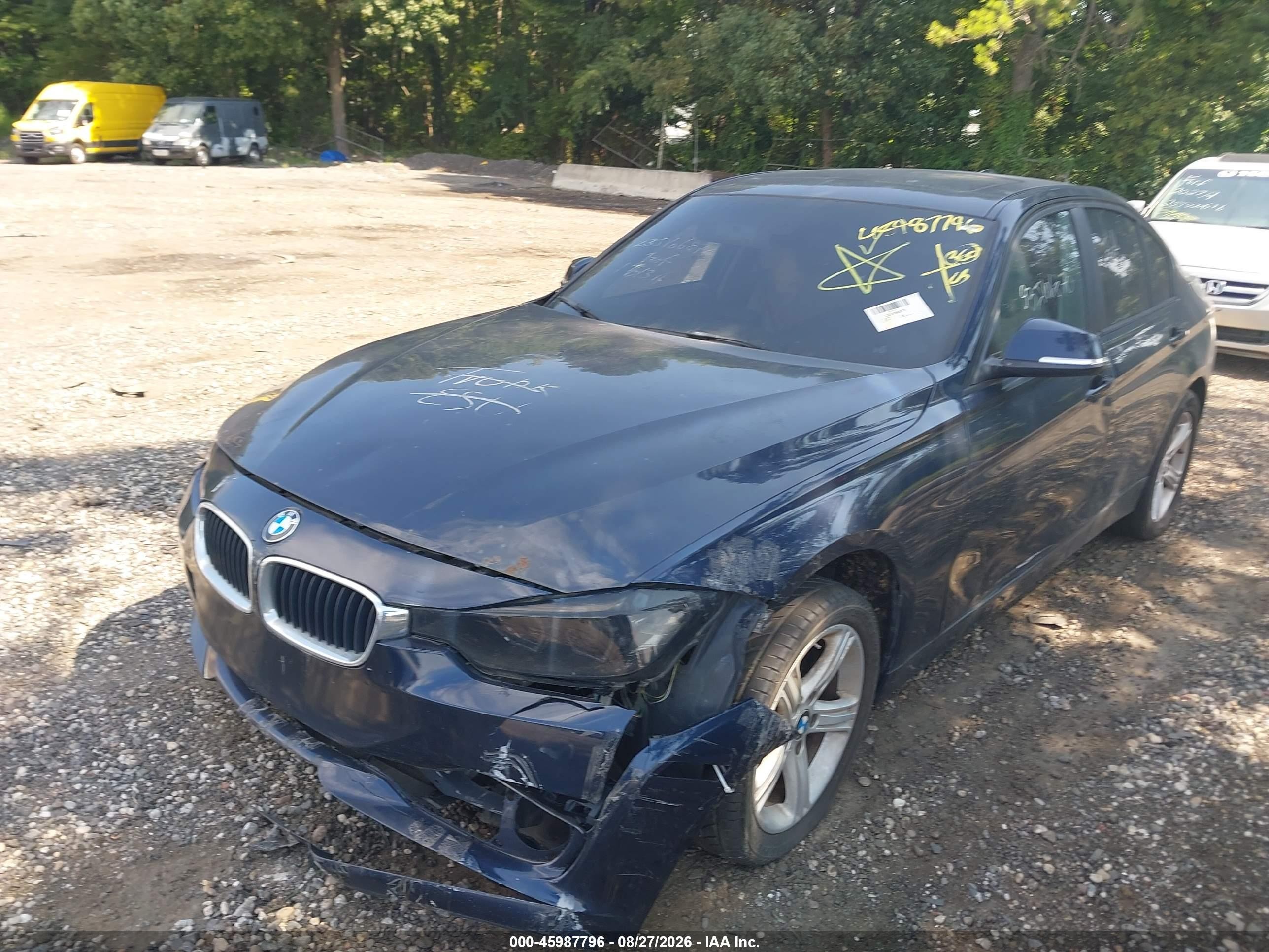 2013 Bmw 328i Xdrive Blue vin: WBA3B5C59DF591411