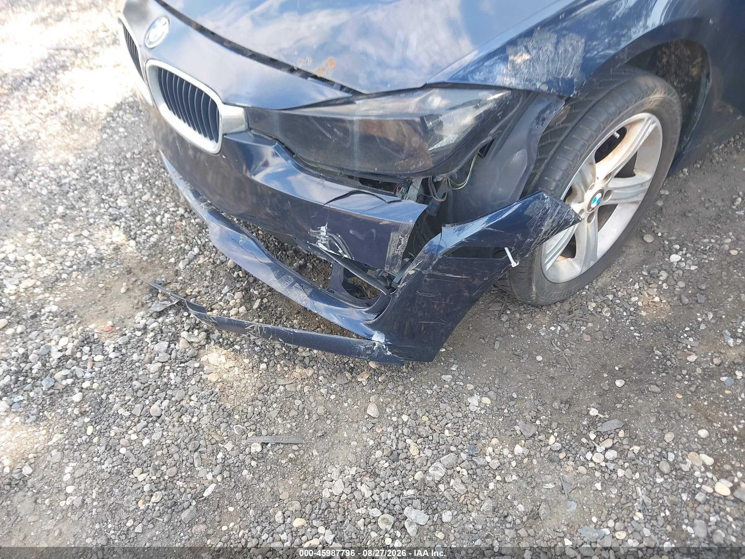 2013 Bmw 328i Xdrive Blue vin: WBA3B5C59DF591411