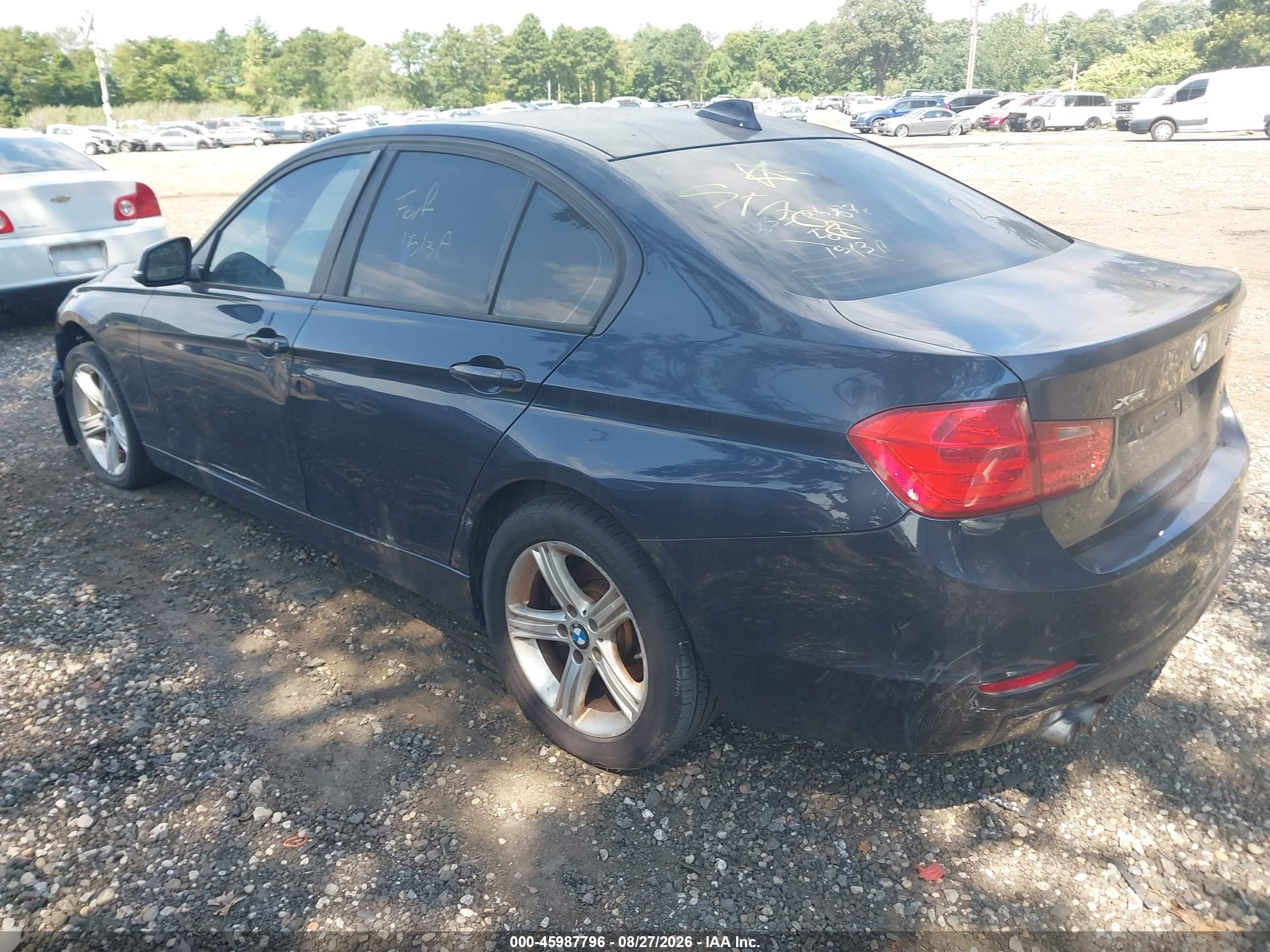2013 Bmw 328i Xdrive Blue vin: WBA3B5C59DF591411