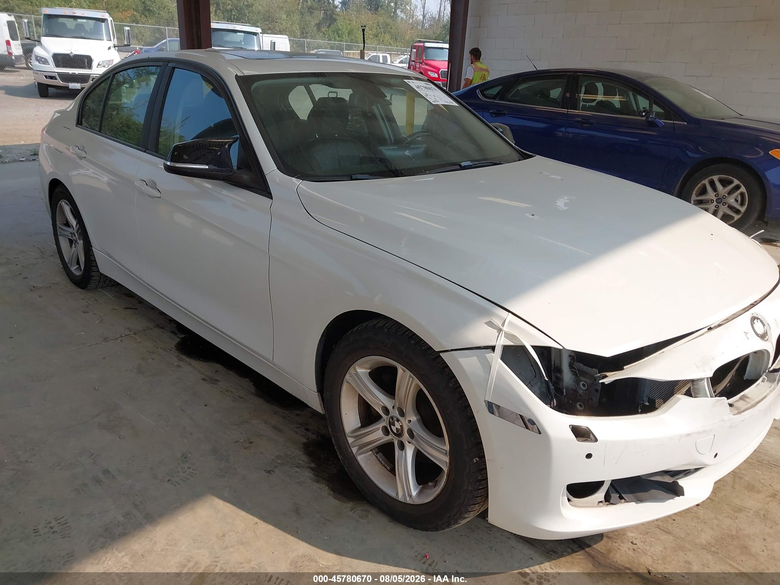 2013 Bmw 328i Xdrive White vin: WBA3B5C59DF593580