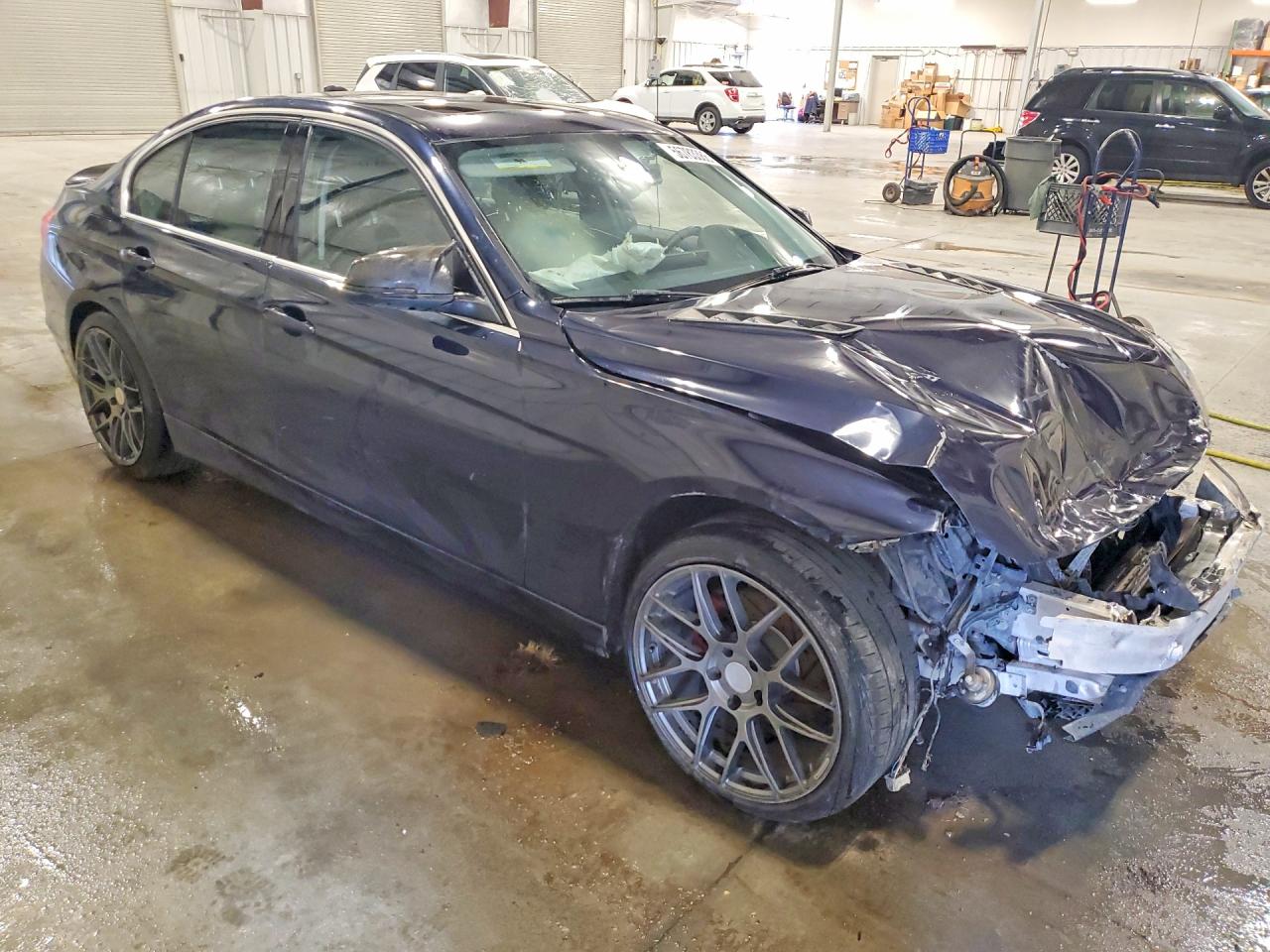 2013 Bmw 328 Xi Sulev Синий vin: WBA3B5C59DF599010
