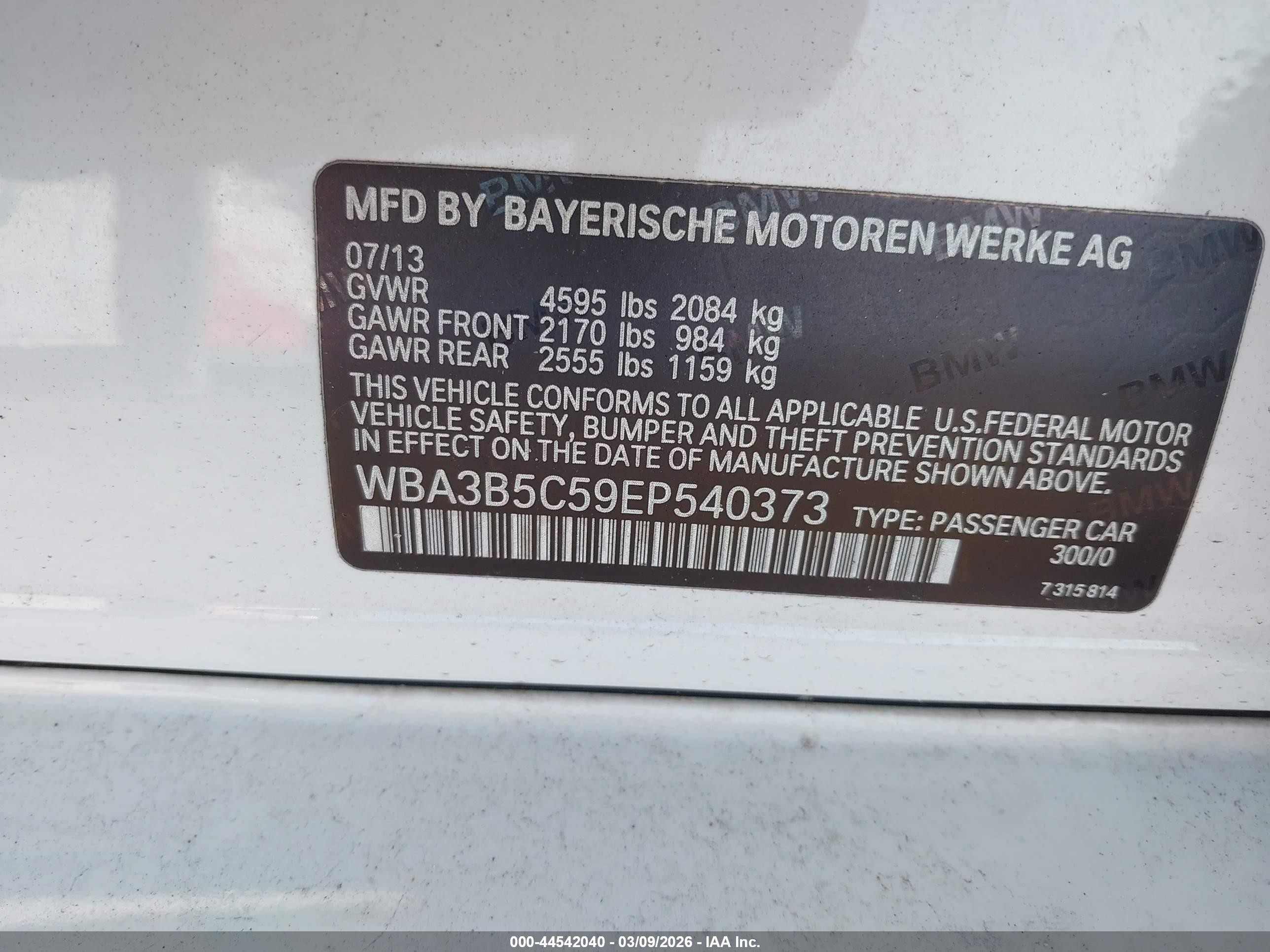 2014 Bmw 328i Xdrive White vin: WBA3B5C59EP540373