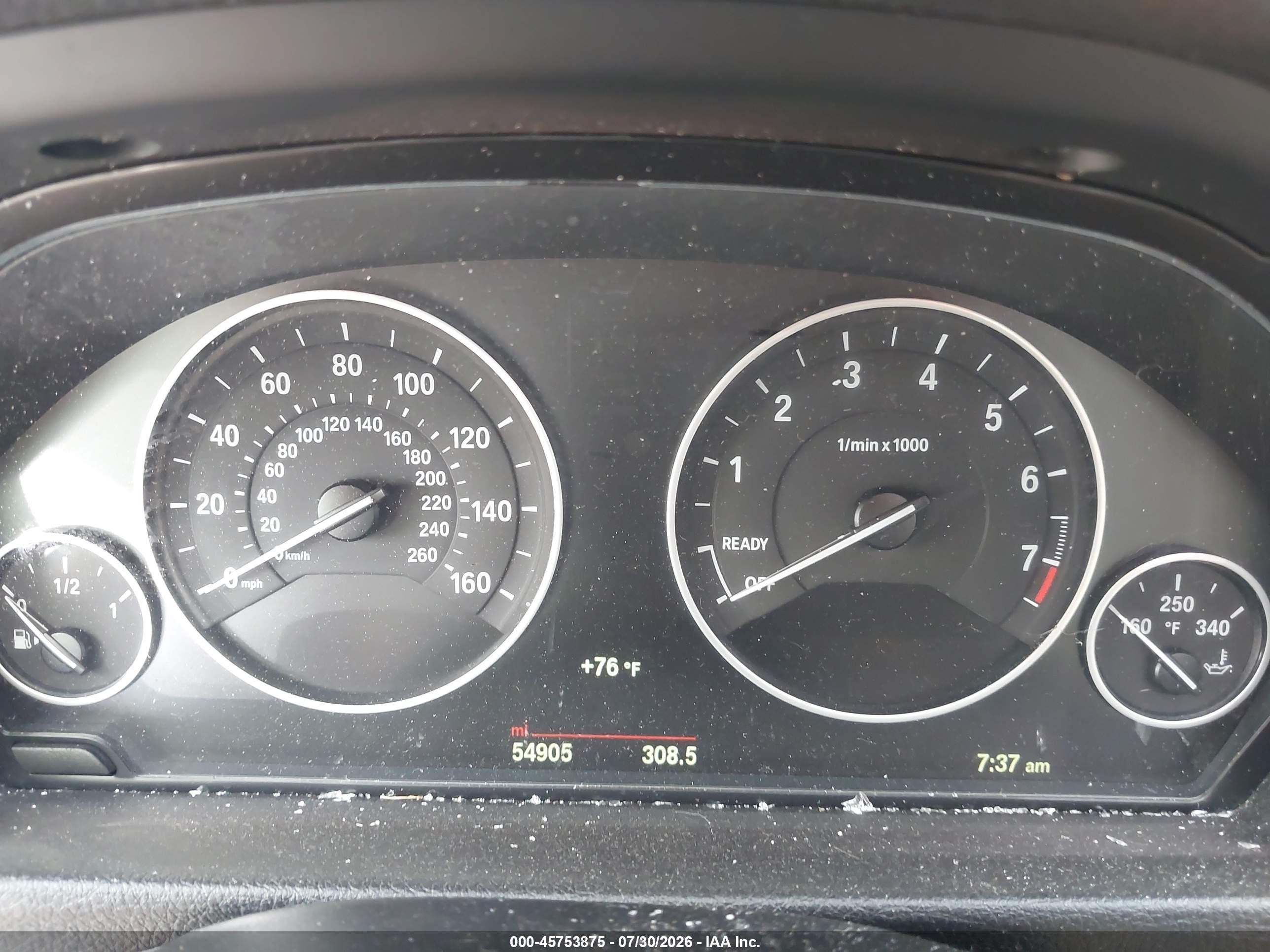 2015 Bmw 328i Xdrive Черный vin: WBA3B5C59FF960075