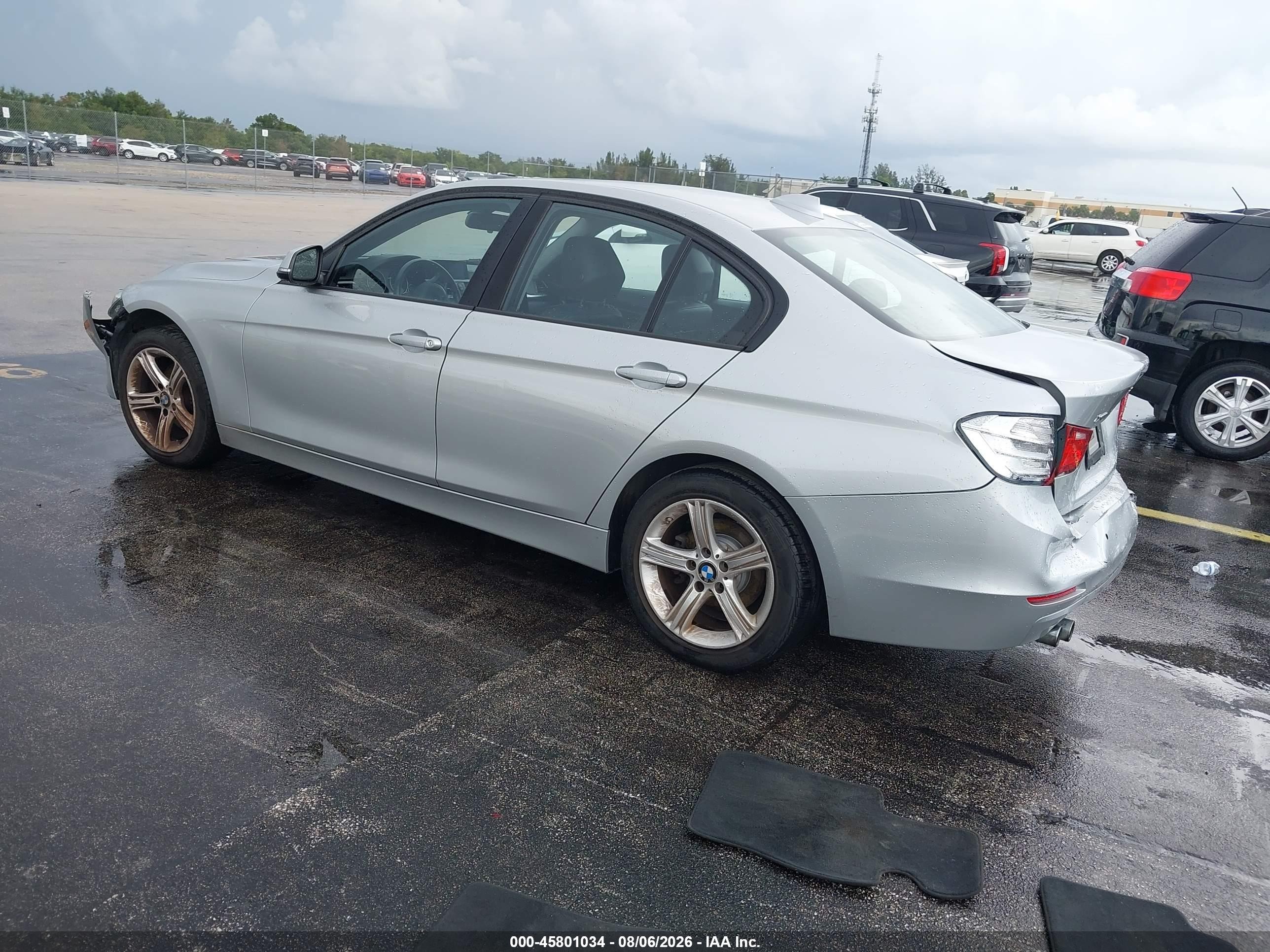 2015 Bmw 328i Xdrive Gray vin: WBA3B5C59FF960660