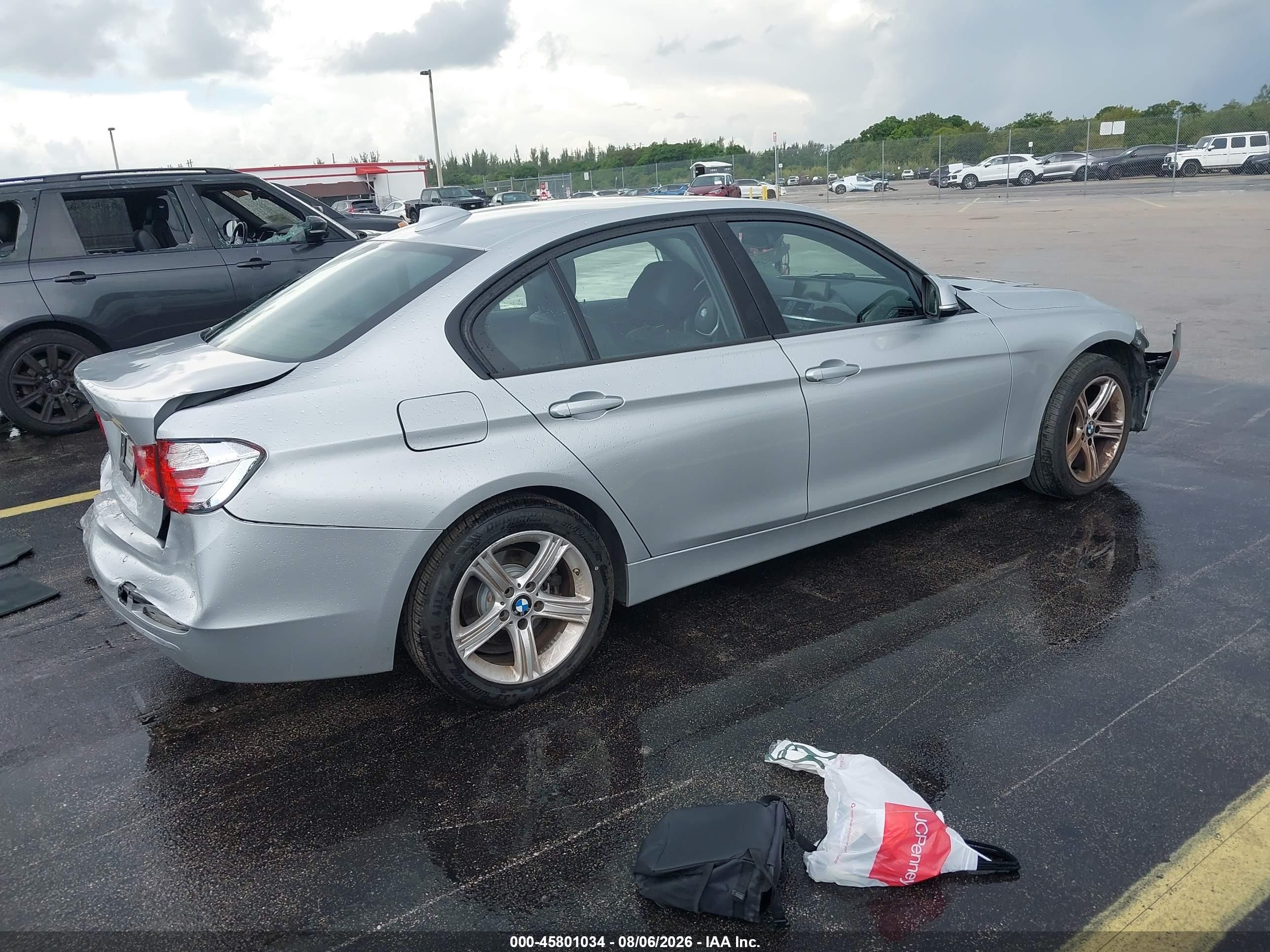 2015 Bmw 328i Xdrive Gray vin: WBA3B5C59FF960660