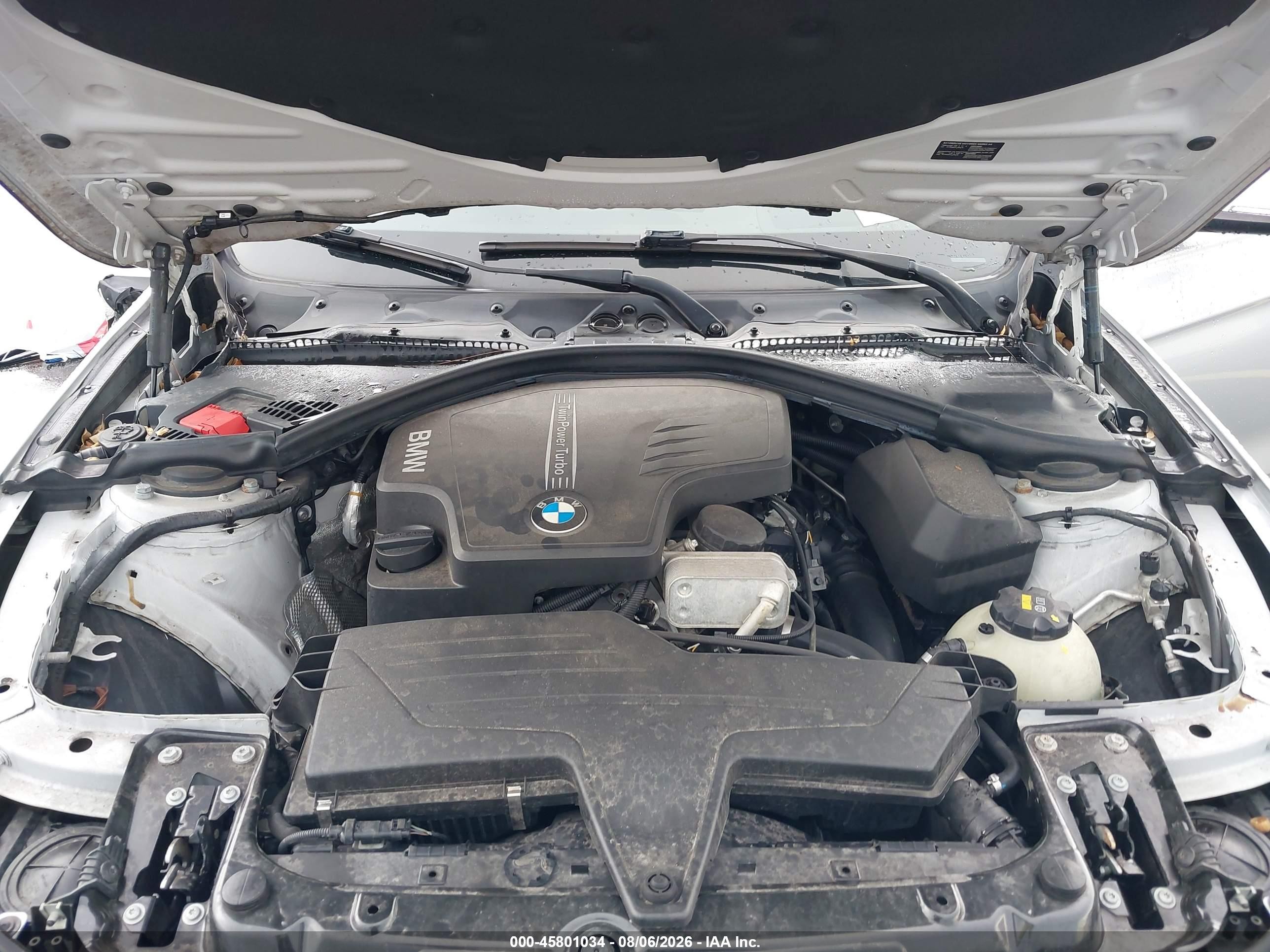 2015 Bmw 328i Xdrive Gray vin: WBA3B5C59FF960660