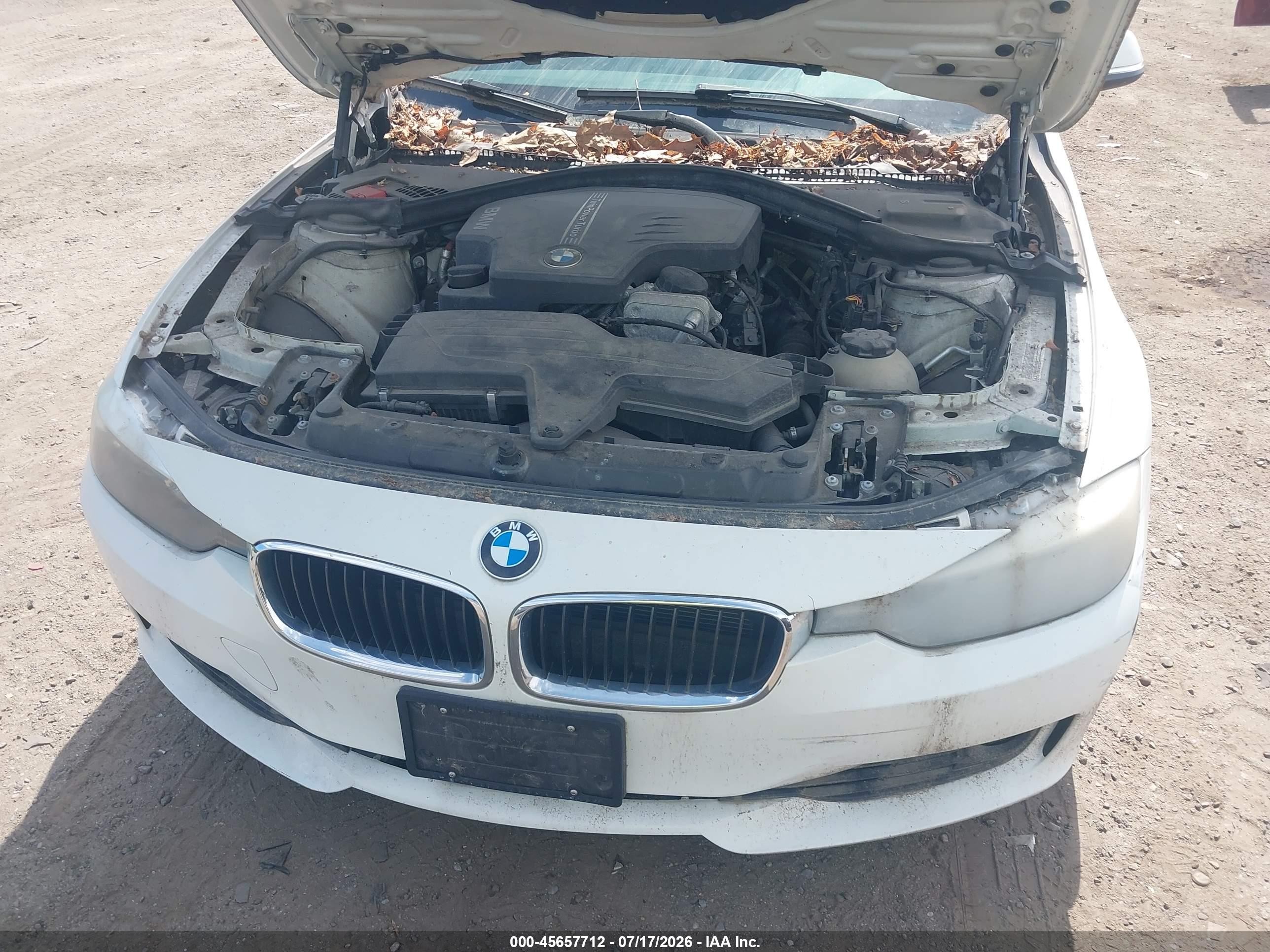 2013 Bmw 328i Xdrive White vin: WBA3B5C5XDF592387