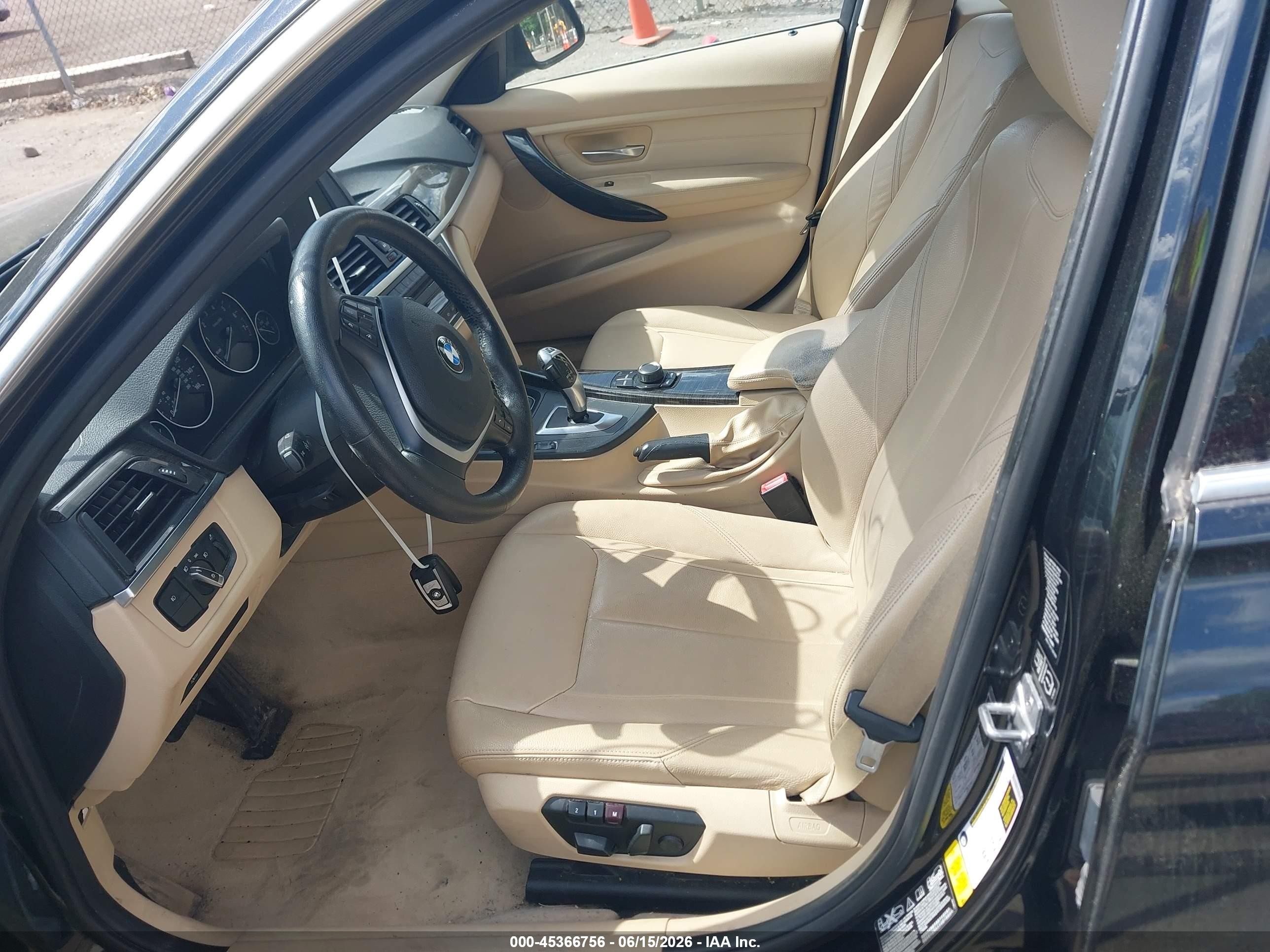 2013 Bmw 328i Xdrive Black vin: WBA3B5C5XDF593801