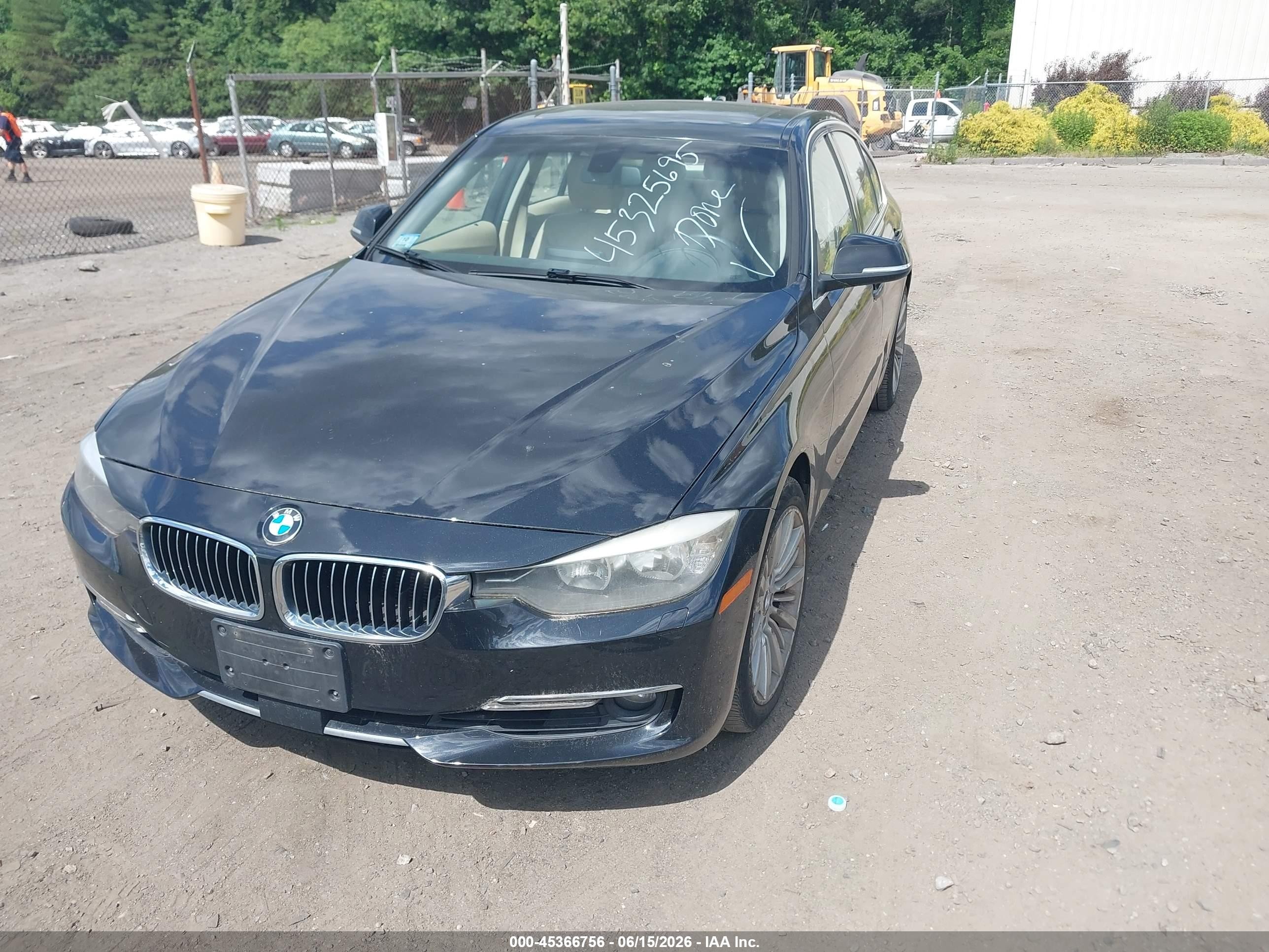 2013 Bmw 328i Xdrive Black vin: WBA3B5C5XDF593801