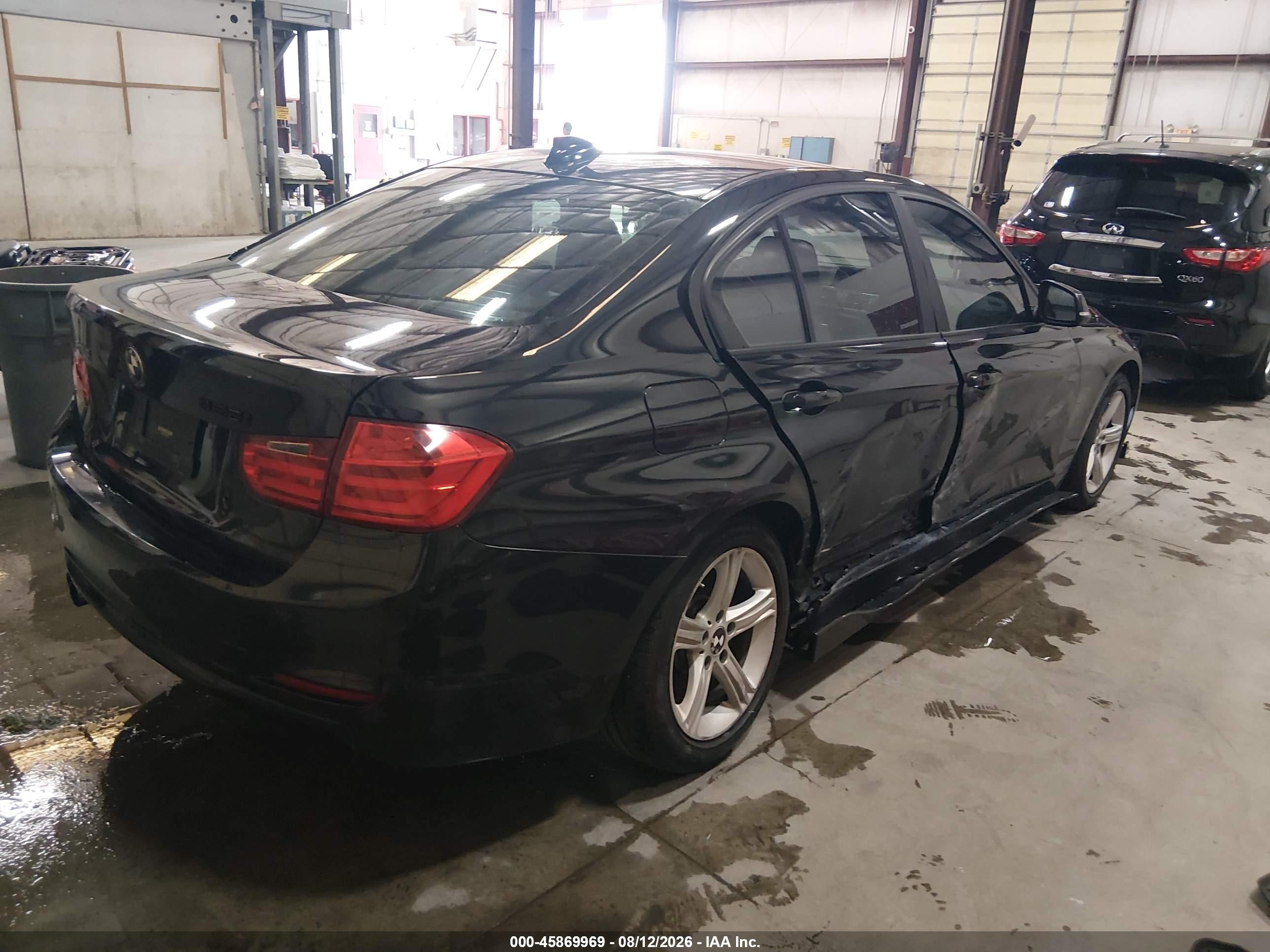 2013 Bmw 328i Xdrive Black vin: WBA3B5C5XDF594690