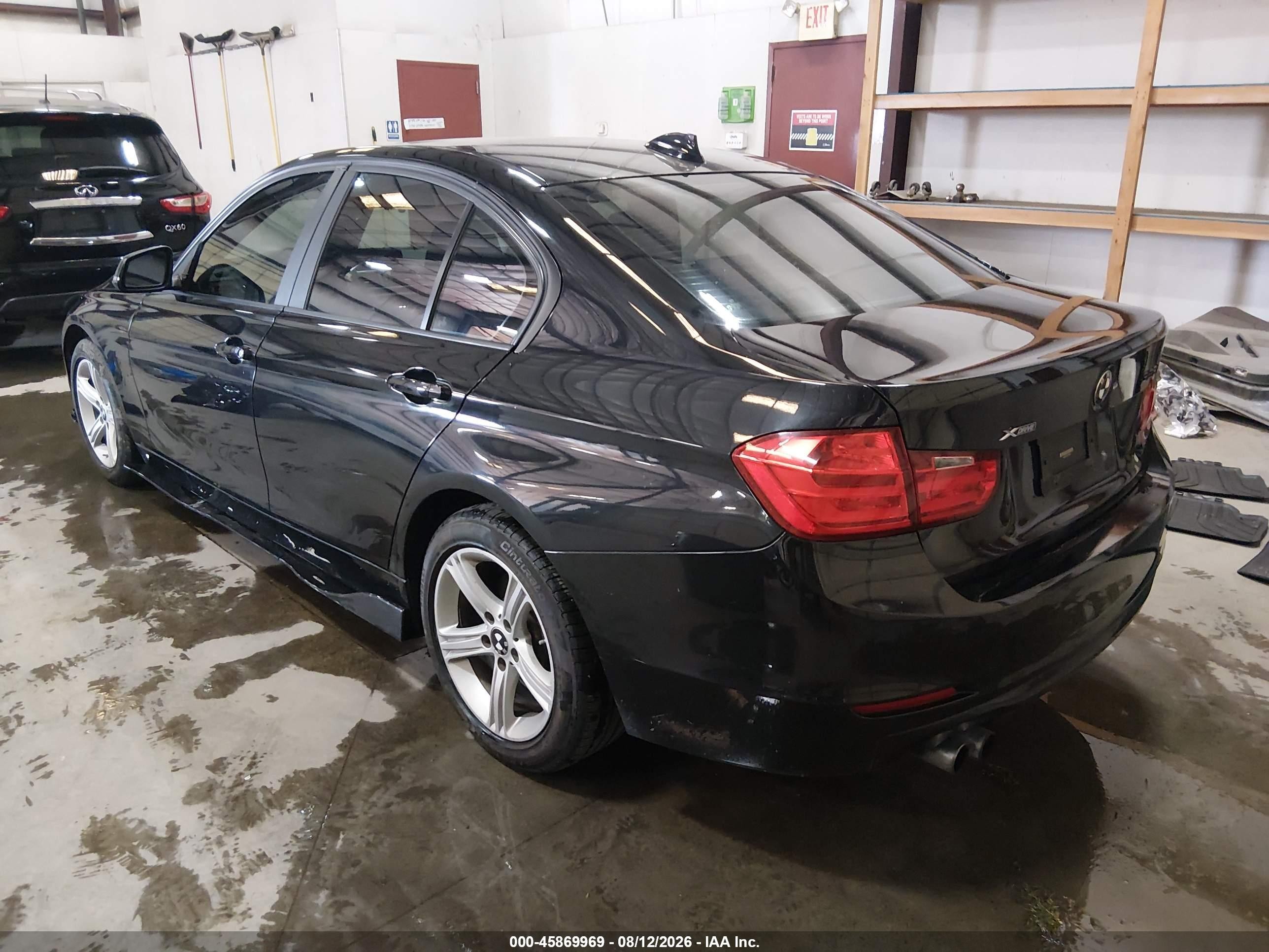 2013 Bmw 328i Xdrive Black vin: WBA3B5C5XDF594690