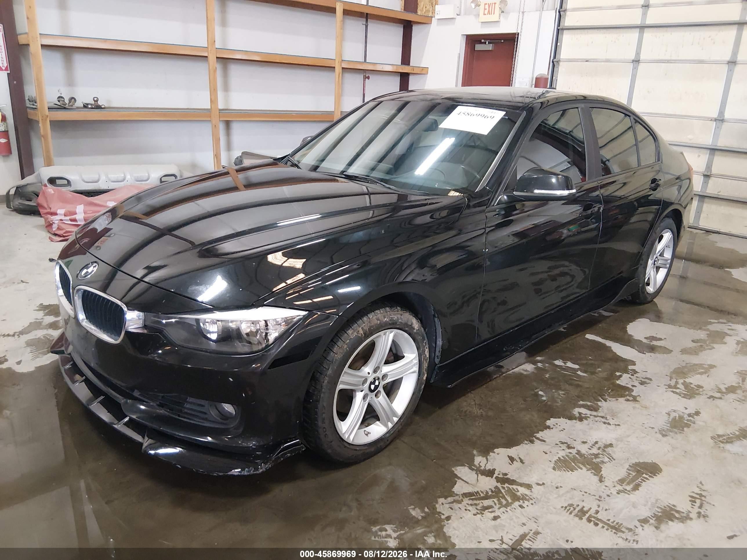 2013 Bmw 328i Xdrive Black vin: WBA3B5C5XDF594690