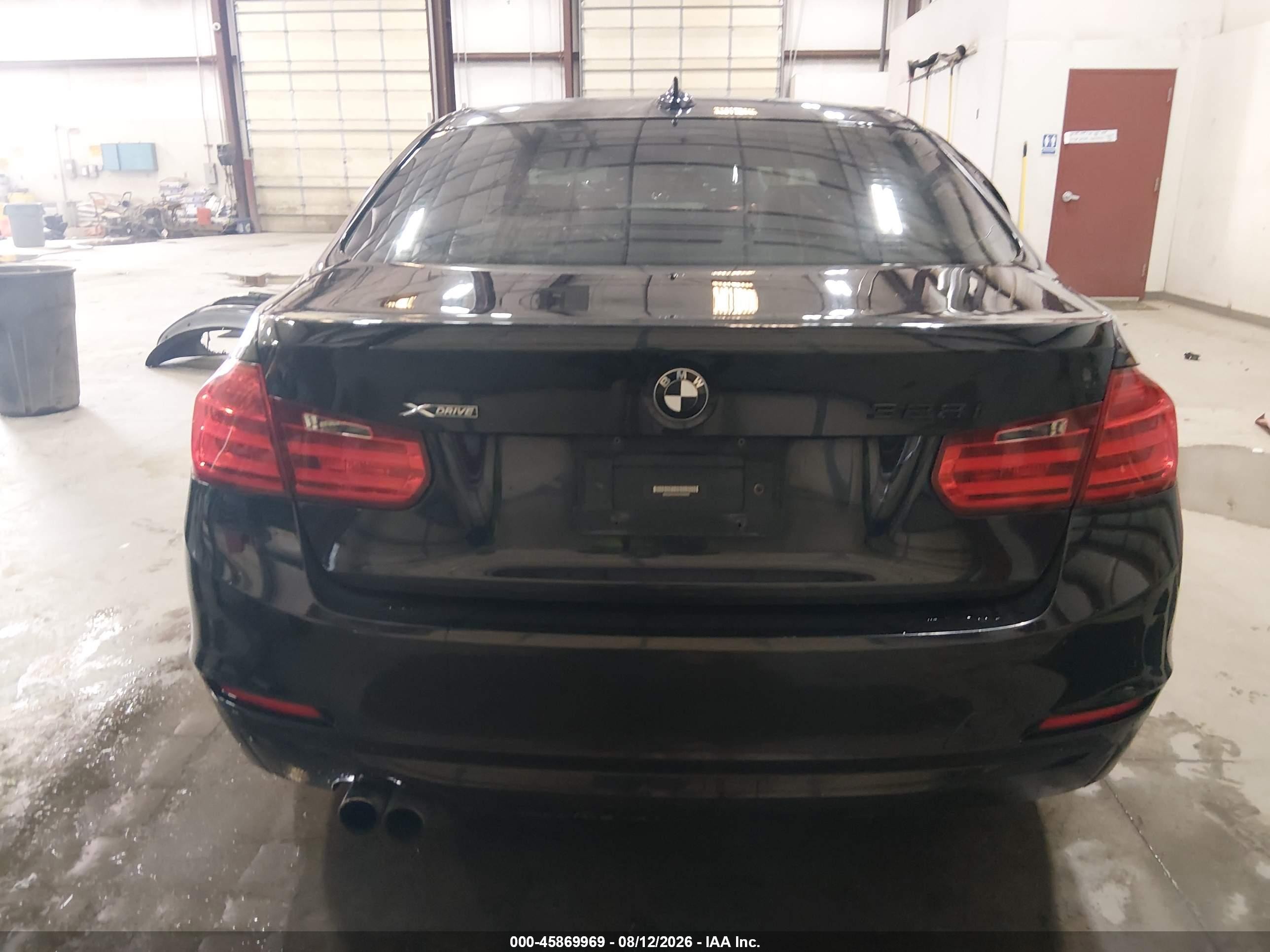 2013 Bmw 328i Xdrive Black vin: WBA3B5C5XDF594690