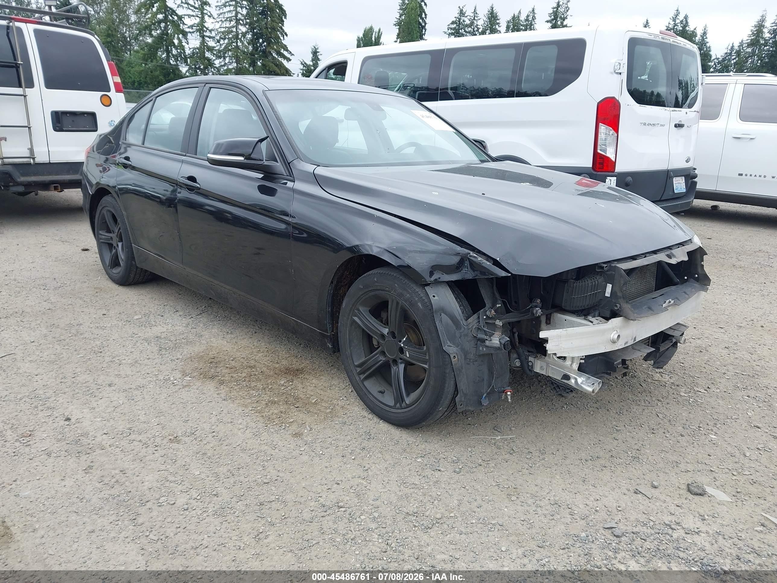 2013 Bmw 328i Xdrive Black vin: WBA3B5C5XDF598402