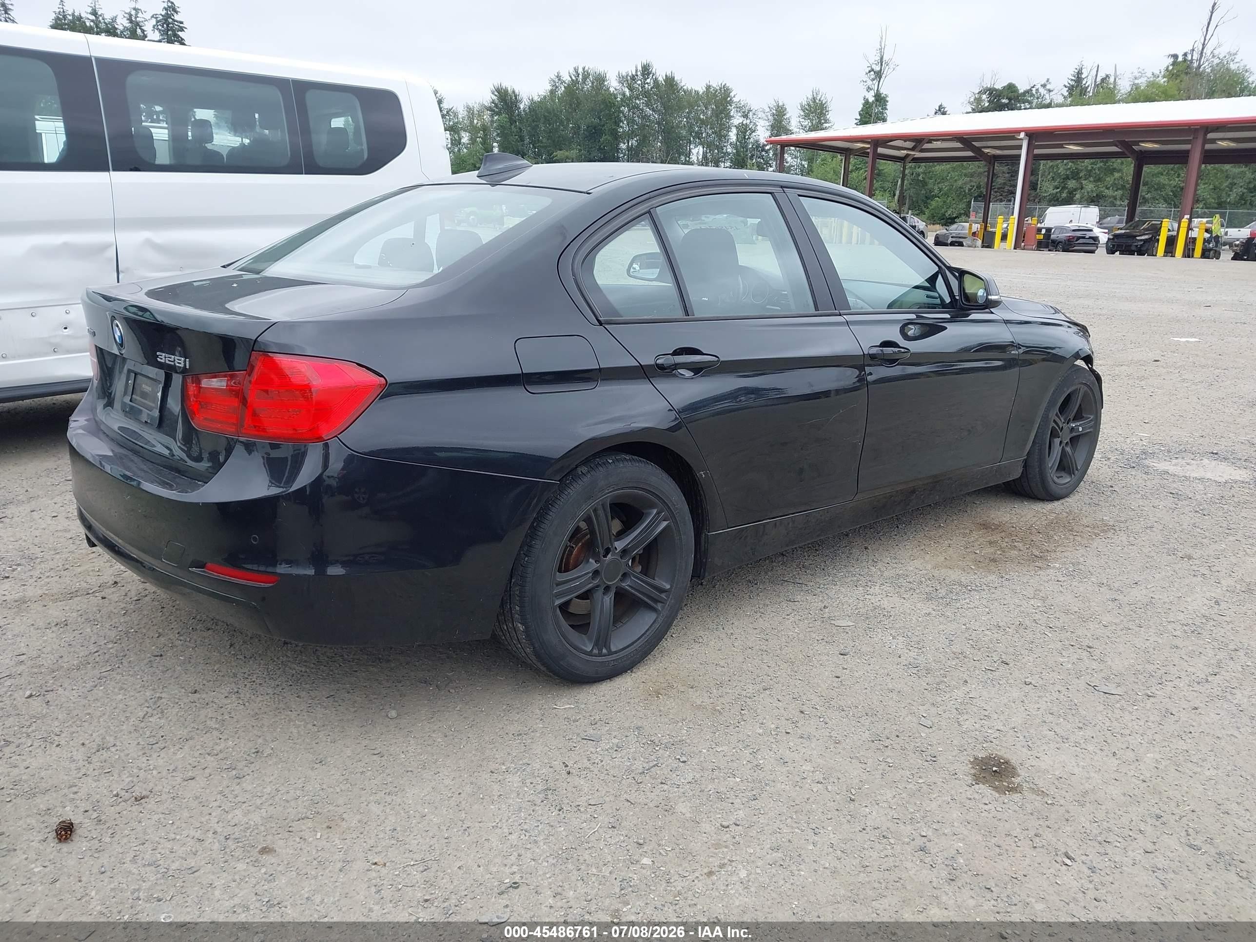 2013 Bmw 328i Xdrive Black vin: WBA3B5C5XDF598402