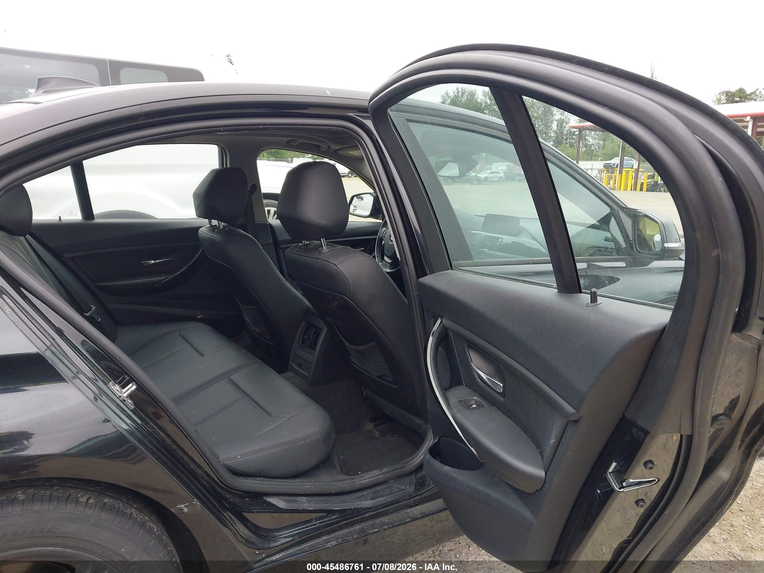 2013 Bmw 328i Xdrive Black vin: WBA3B5C5XDF598402