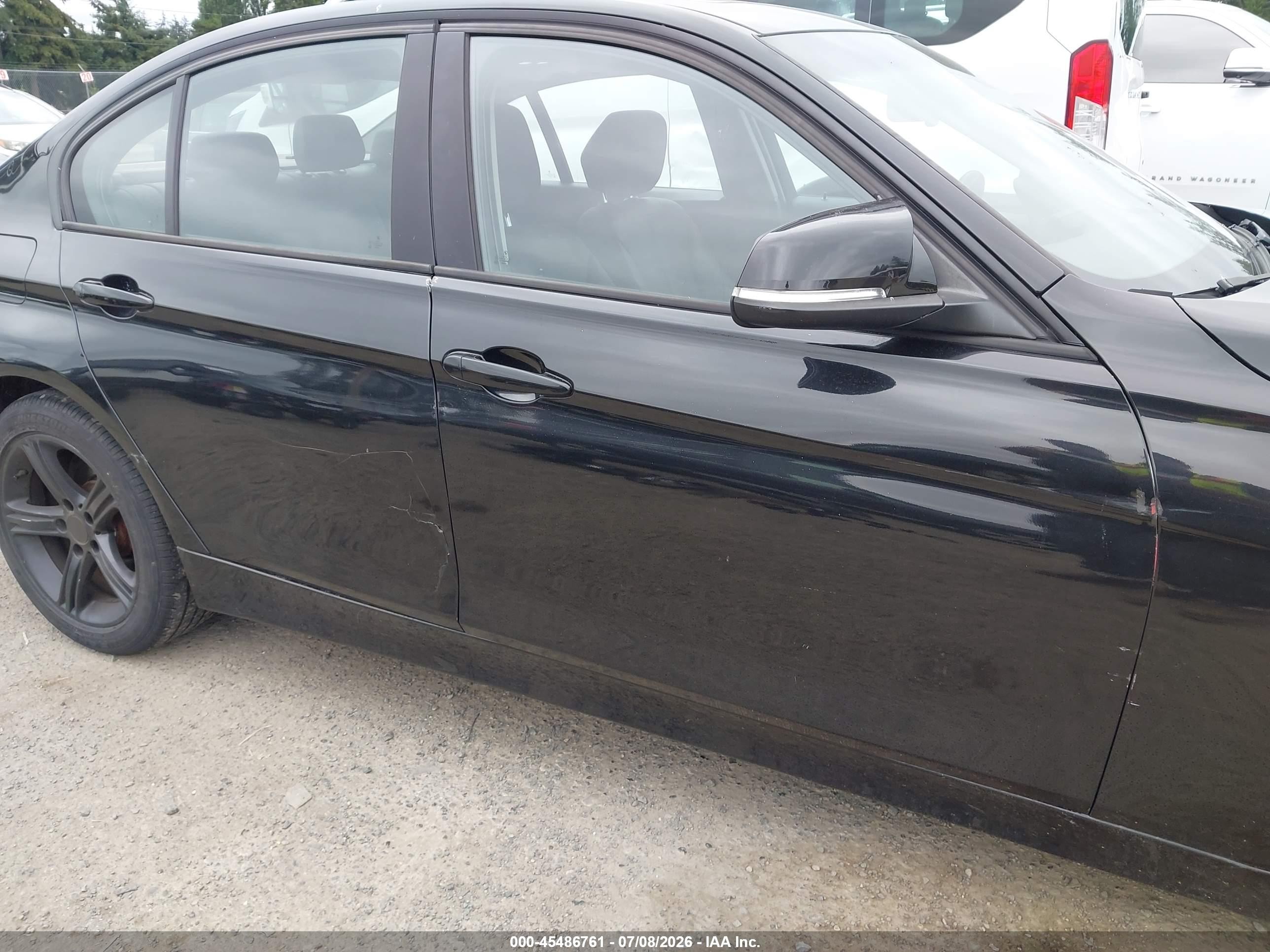 2013 Bmw 328i Xdrive Black vin: WBA3B5C5XDF598402