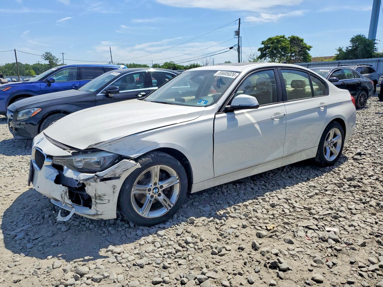 2014 Bmw 328 Xi Sulev White vin: WBA3B5C5XEP540477