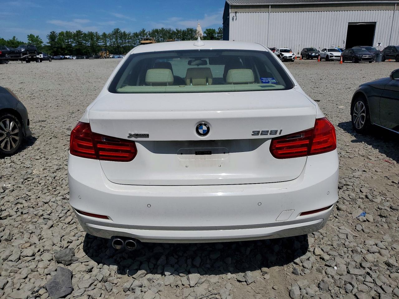 2014 Bmw 328 Xi Sulev White vin: WBA3B5C5XEP540477