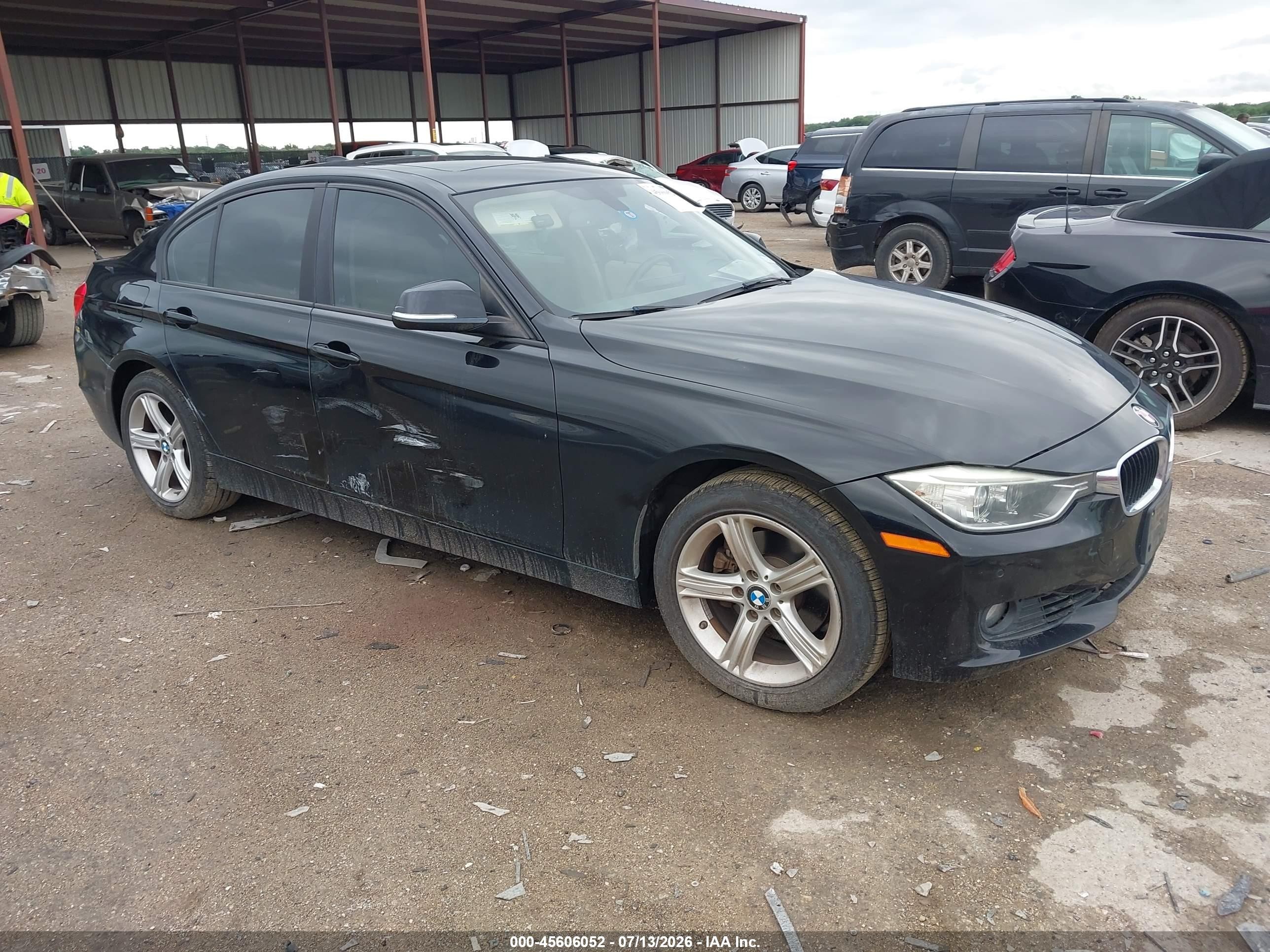2014 Bmw 328i Xdrive Black vin: WBA3B5C5XEP542049