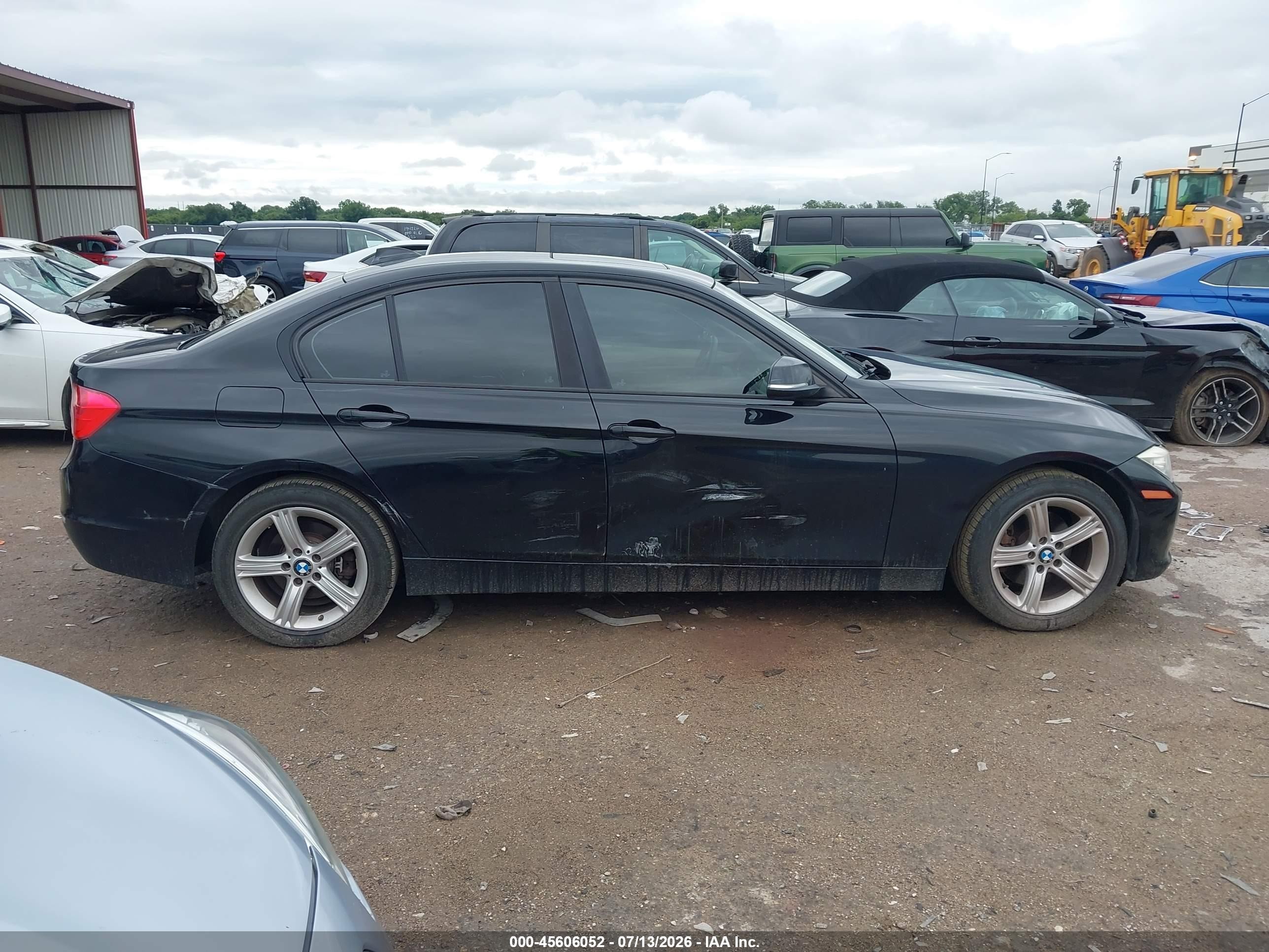 2014 Bmw 328i Xdrive Black vin: WBA3B5C5XEP542049