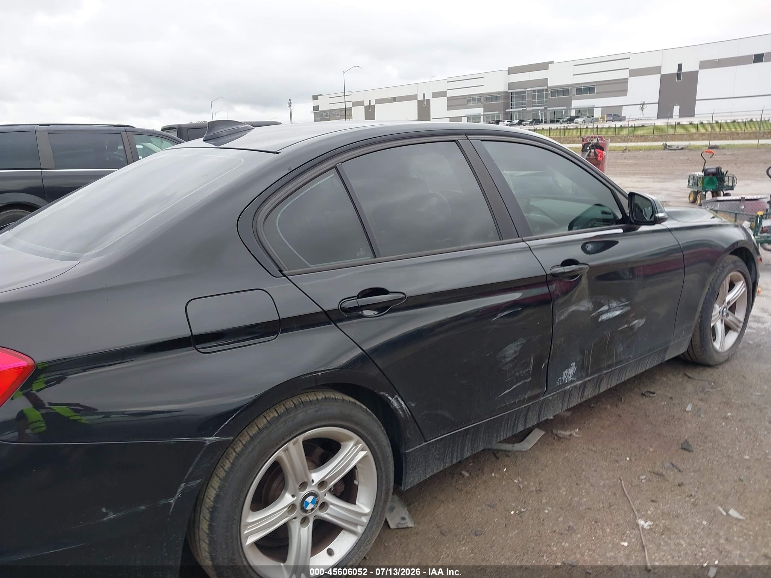2014 Bmw 328i Xdrive Black vin: WBA3B5C5XEP542049