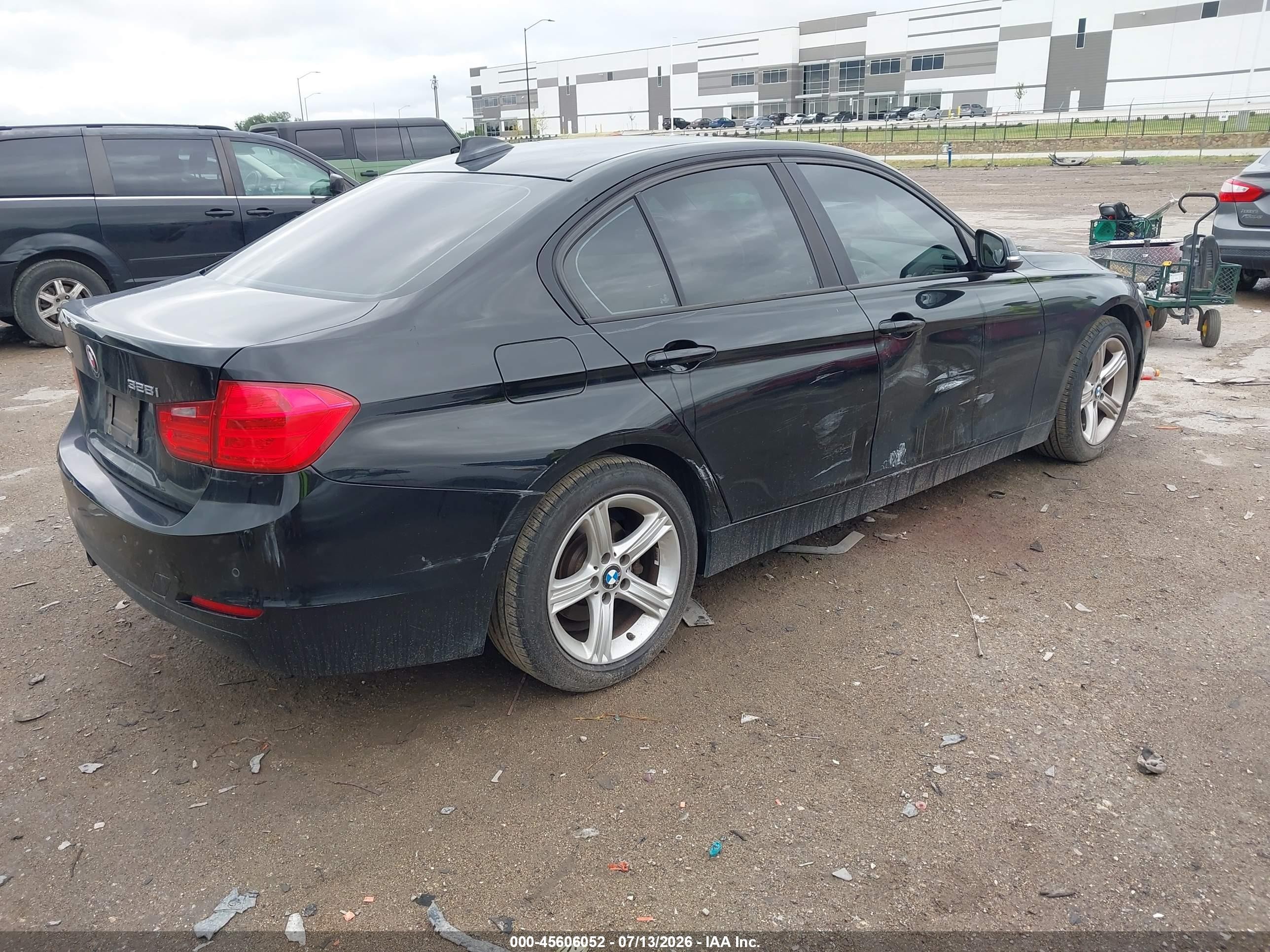2014 Bmw 328i Xdrive Black vin: WBA3B5C5XEP542049