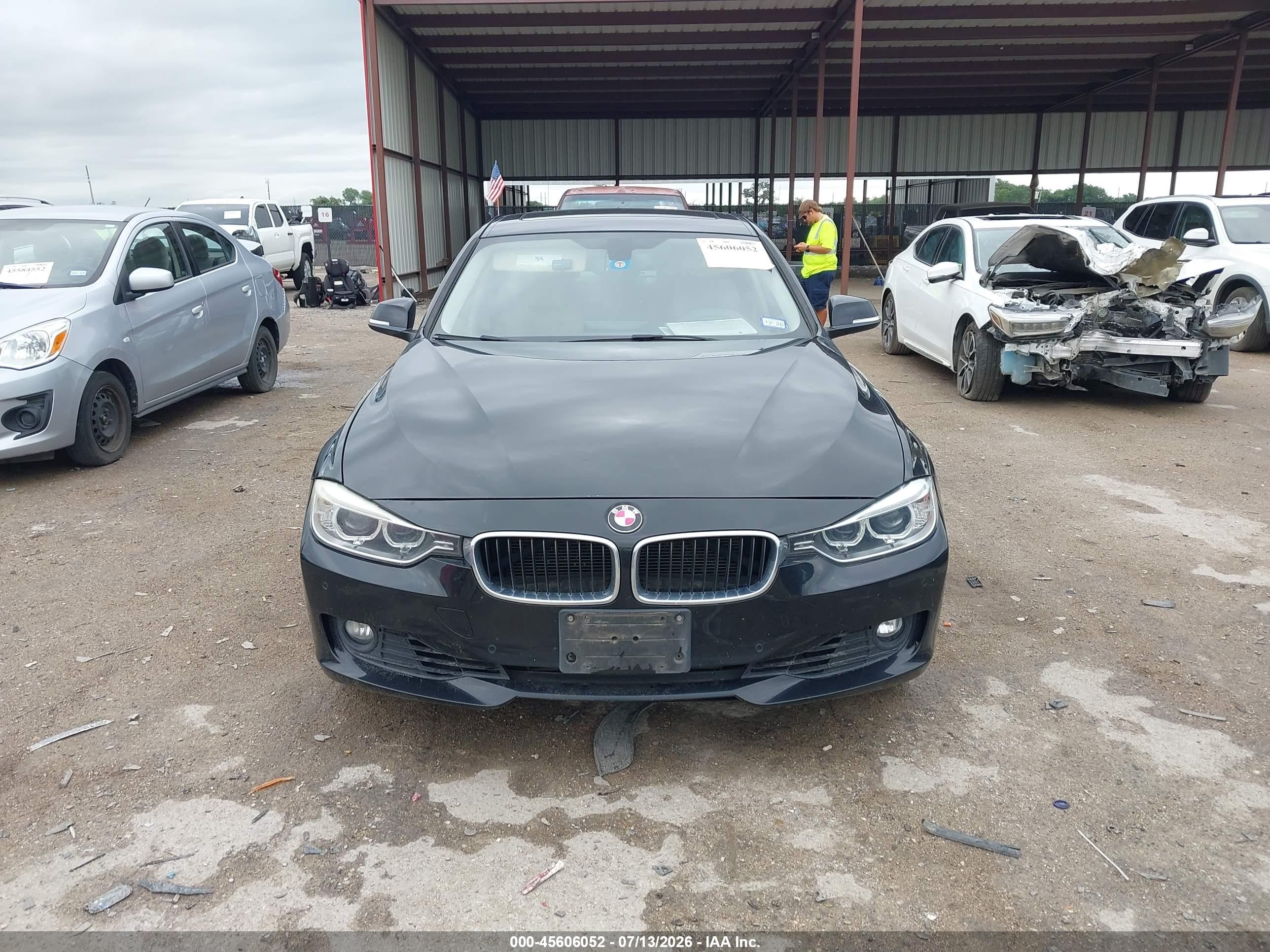 2014 Bmw 328i Xdrive Black vin: WBA3B5C5XEP542049