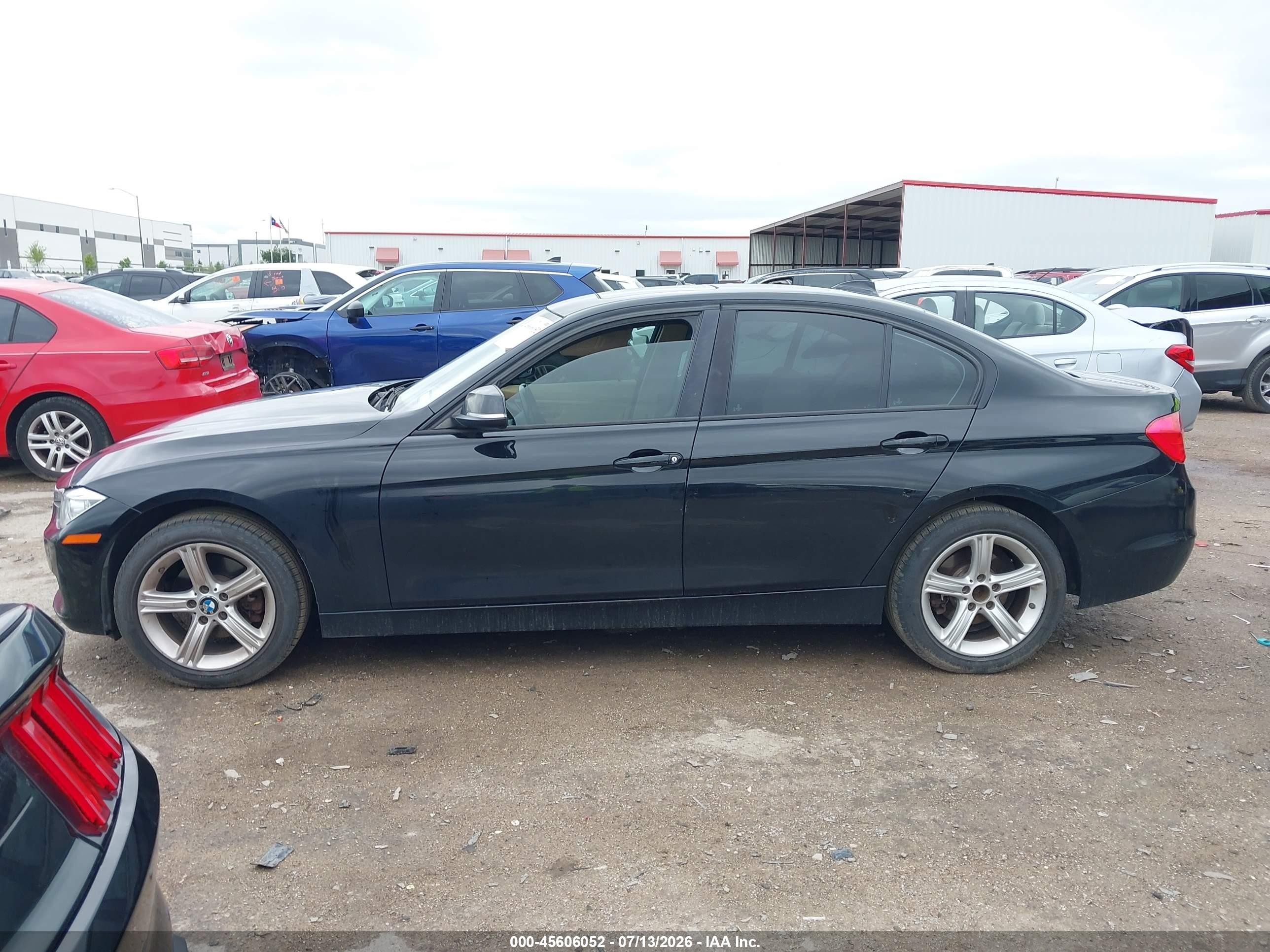 2014 Bmw 328i Xdrive Black vin: WBA3B5C5XEP542049
