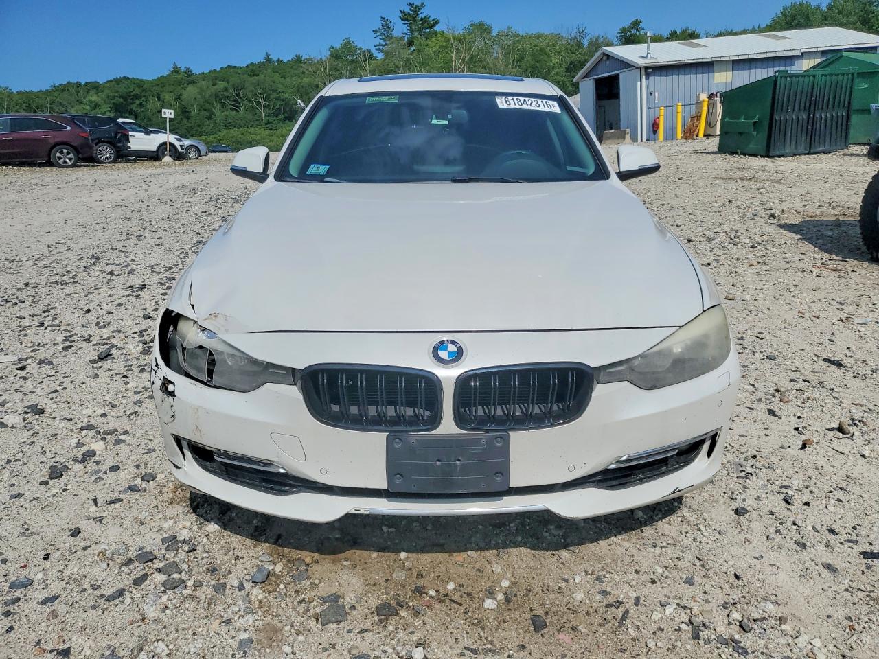 2015 Bmw 328 Xi Sulev White vin: WBA3B5C5XFF959680