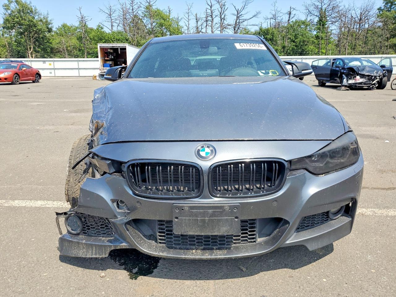 2015 Bmw 328 Xi Sulev Charcoal vin: WBA3B5G50FNS13464