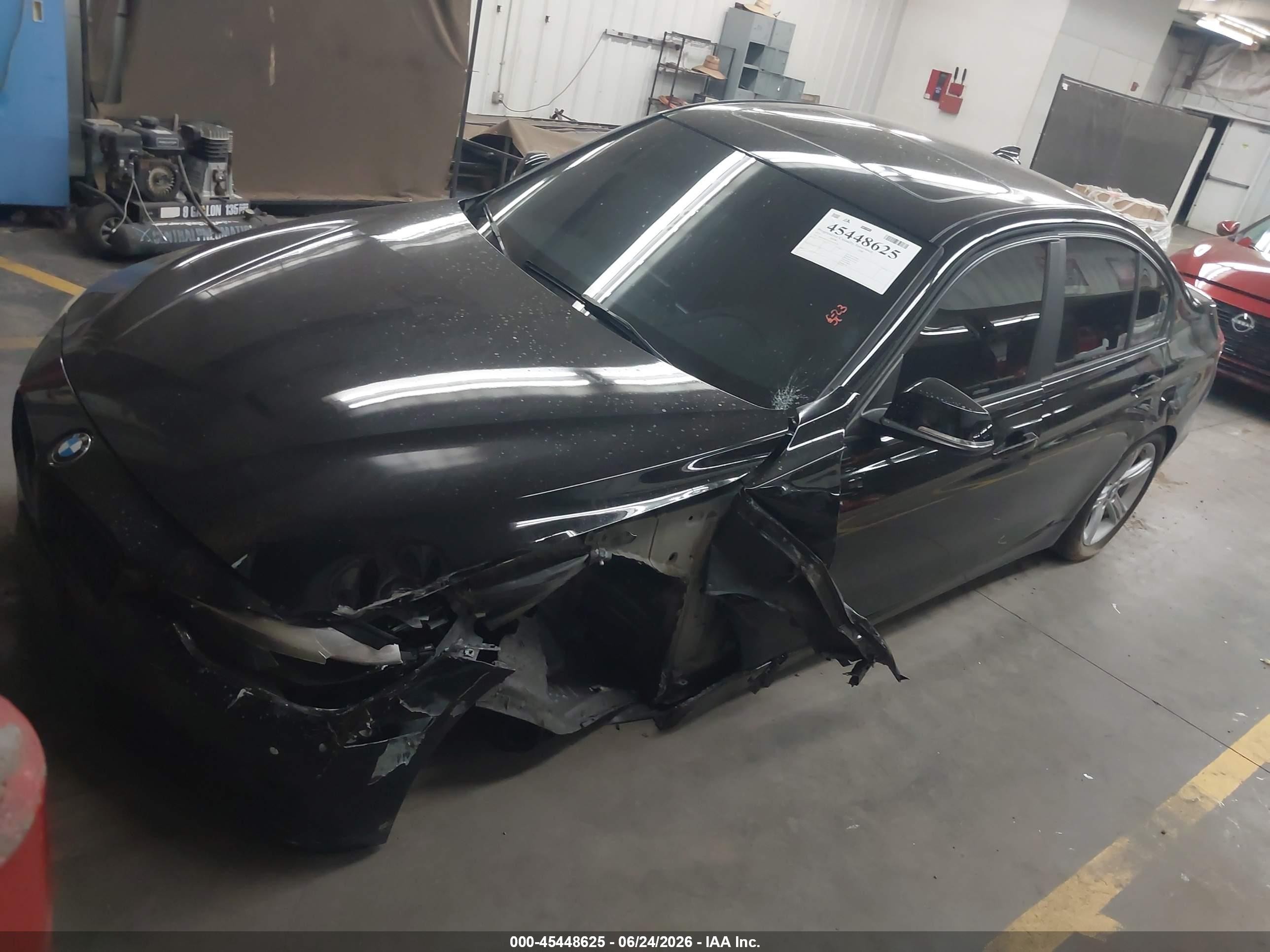 2015 Bmw 328i Xdrive Black vin: WBA3B5G50FNS19328