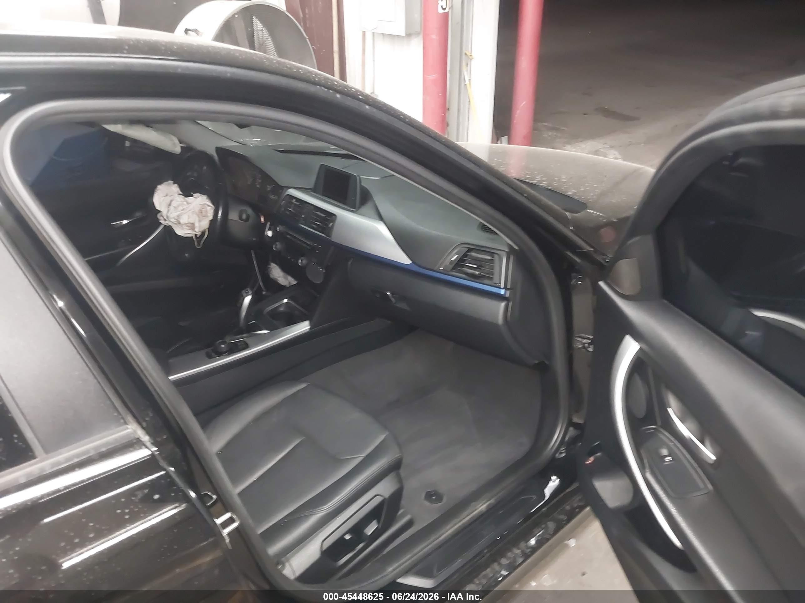 2015 Bmw 328i Xdrive Black vin: WBA3B5G50FNS19328